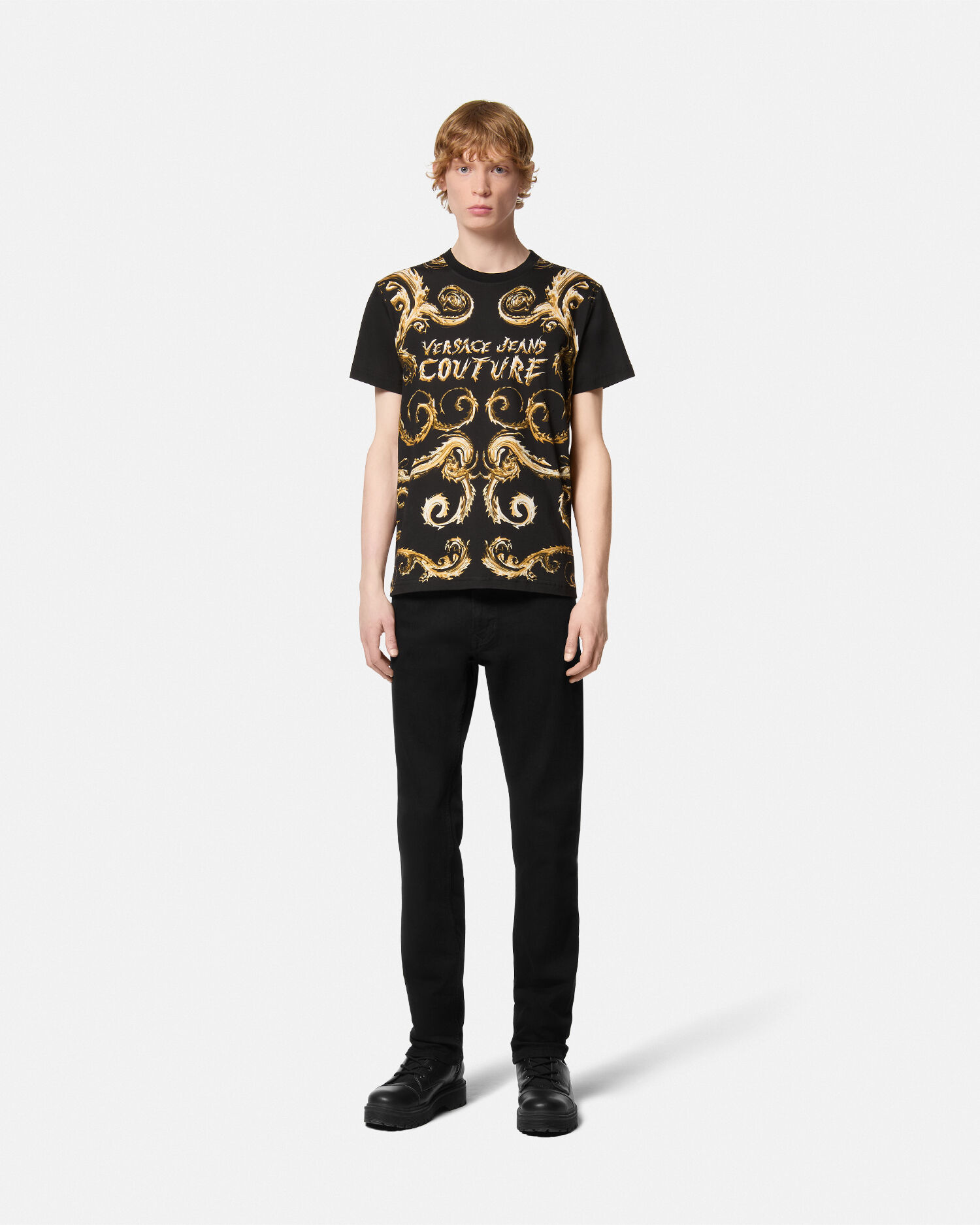 T Shirt in schmaler Passform Chromo Couture