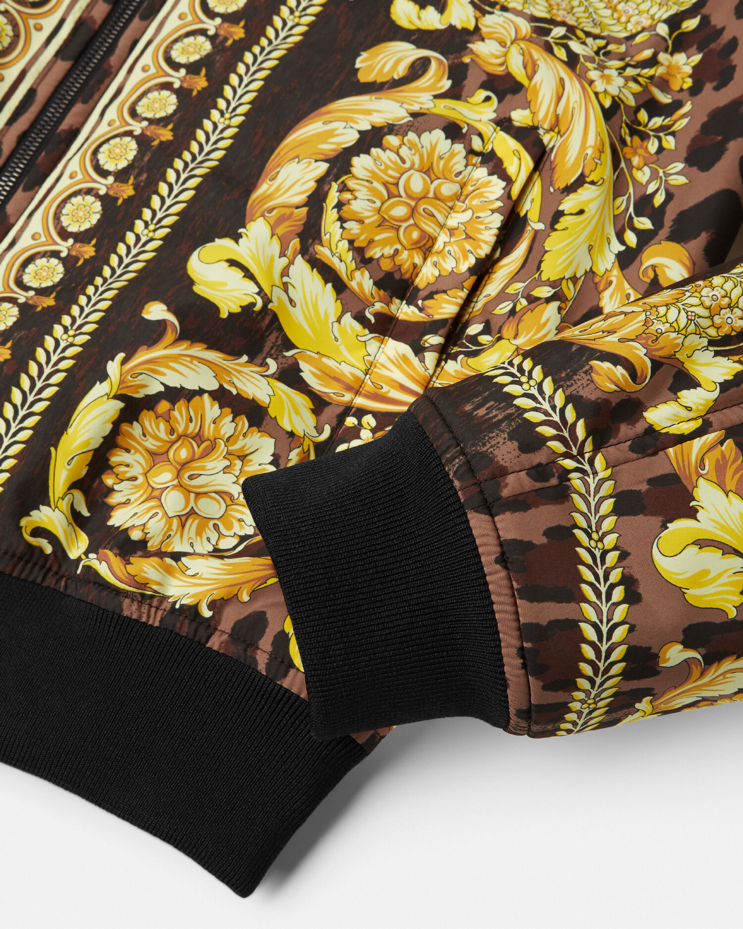 Versace reversible bomber jacket top
