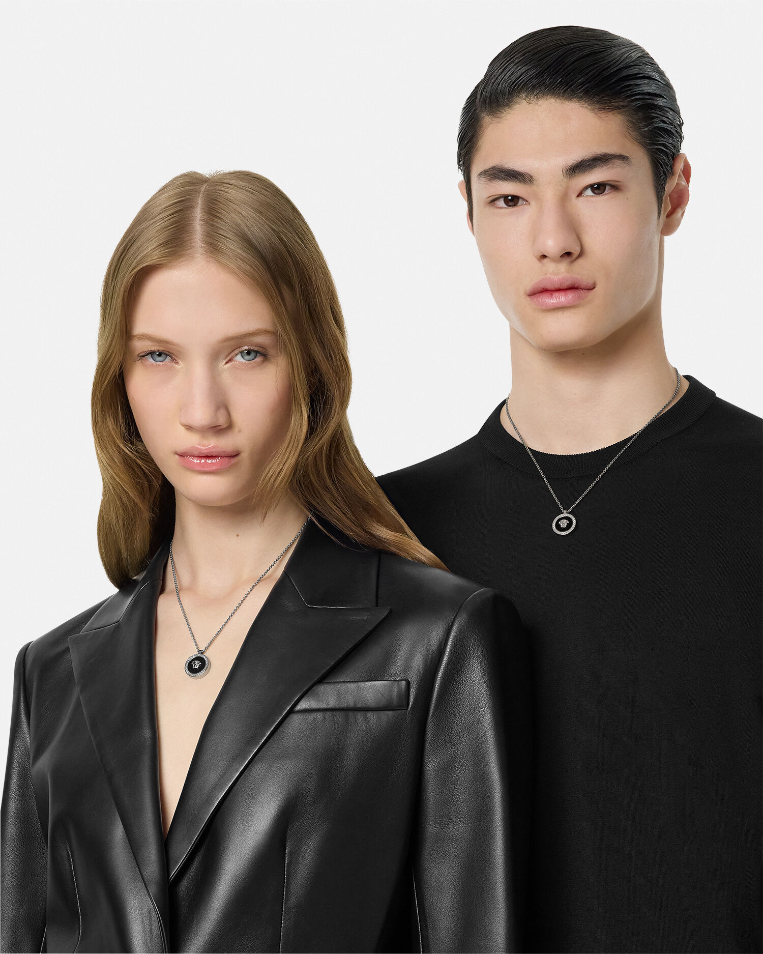 Medusa Necklace Silver | VERSACE US