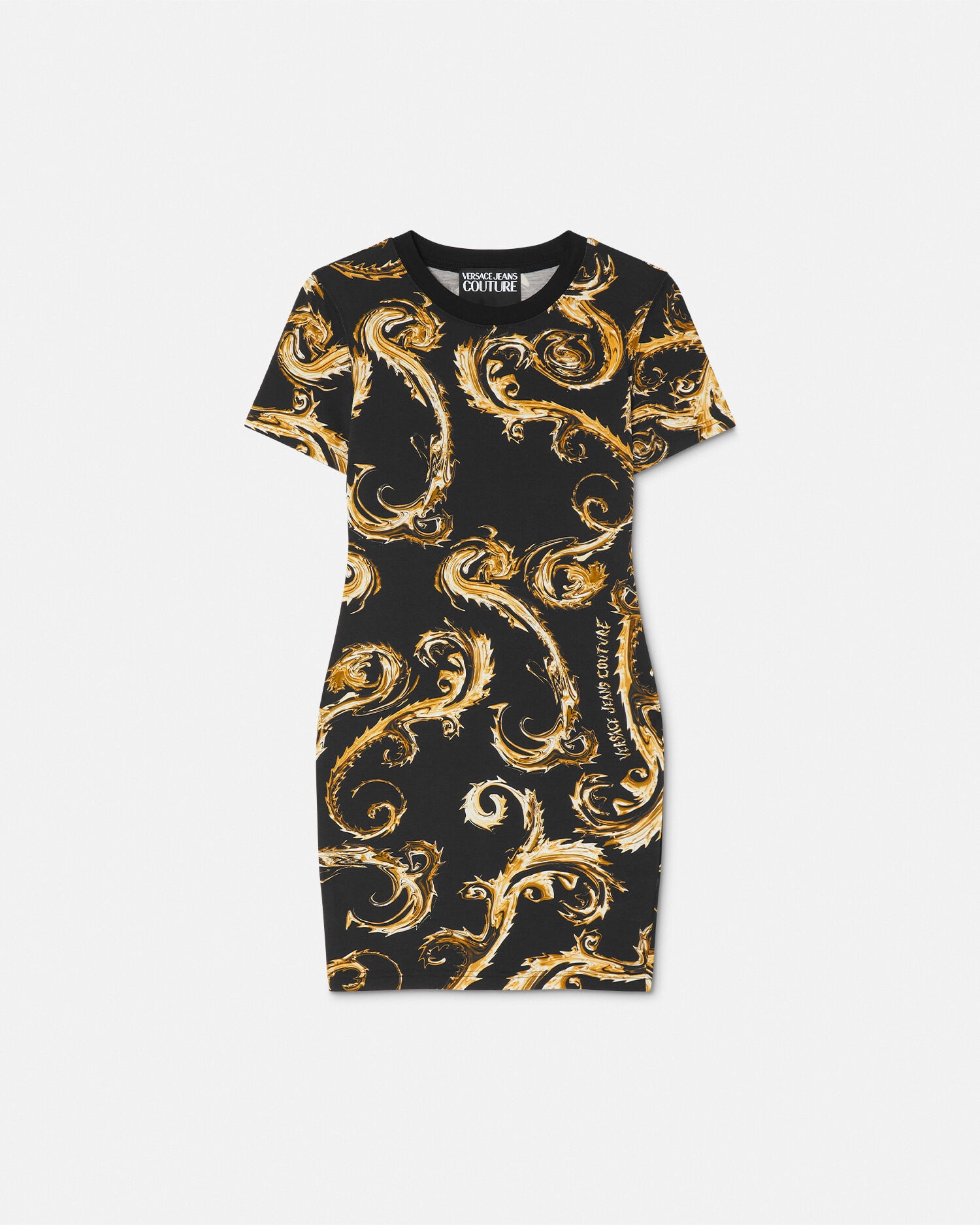 Versace inspired shirt dress top