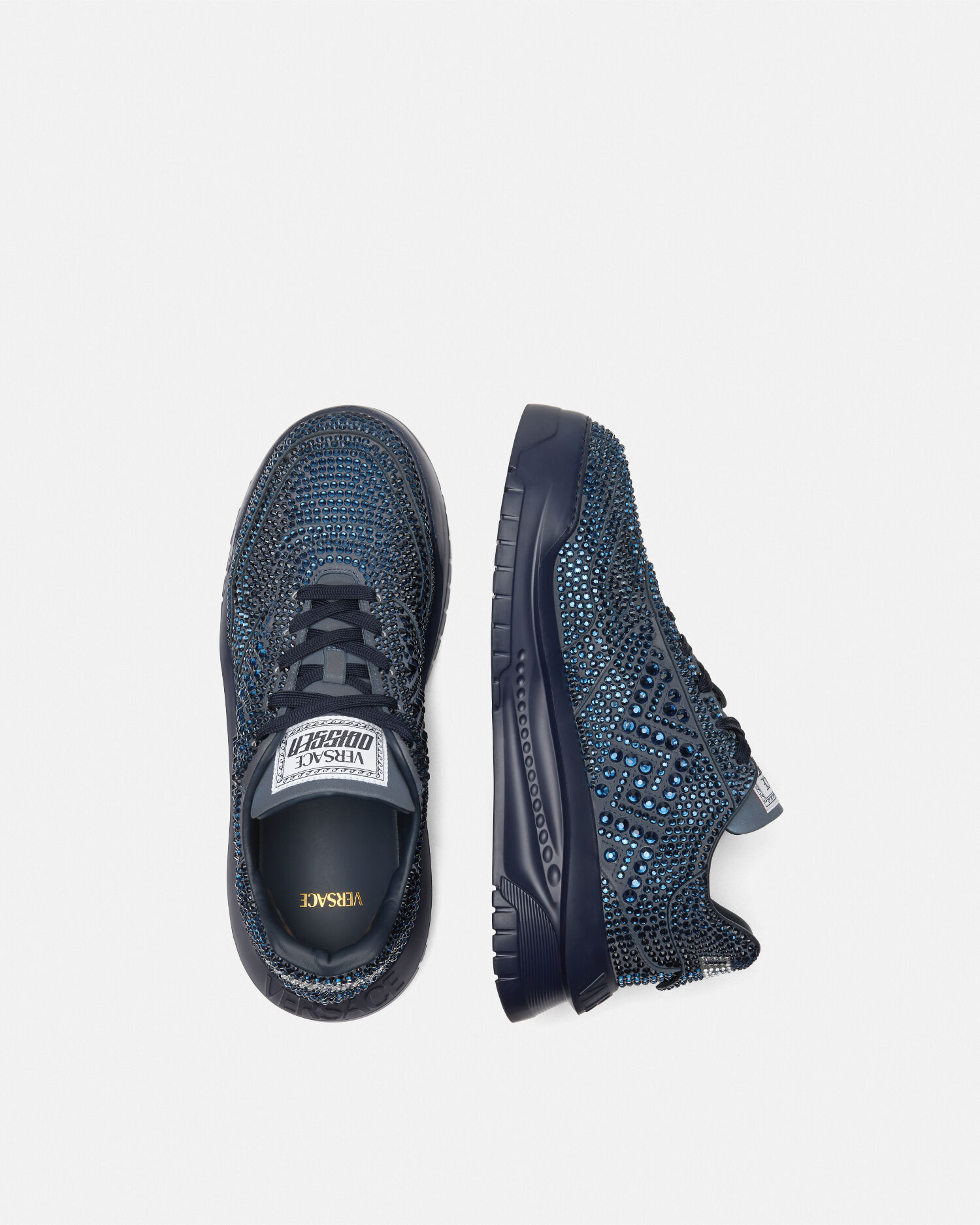 Scarpe versace blu sale