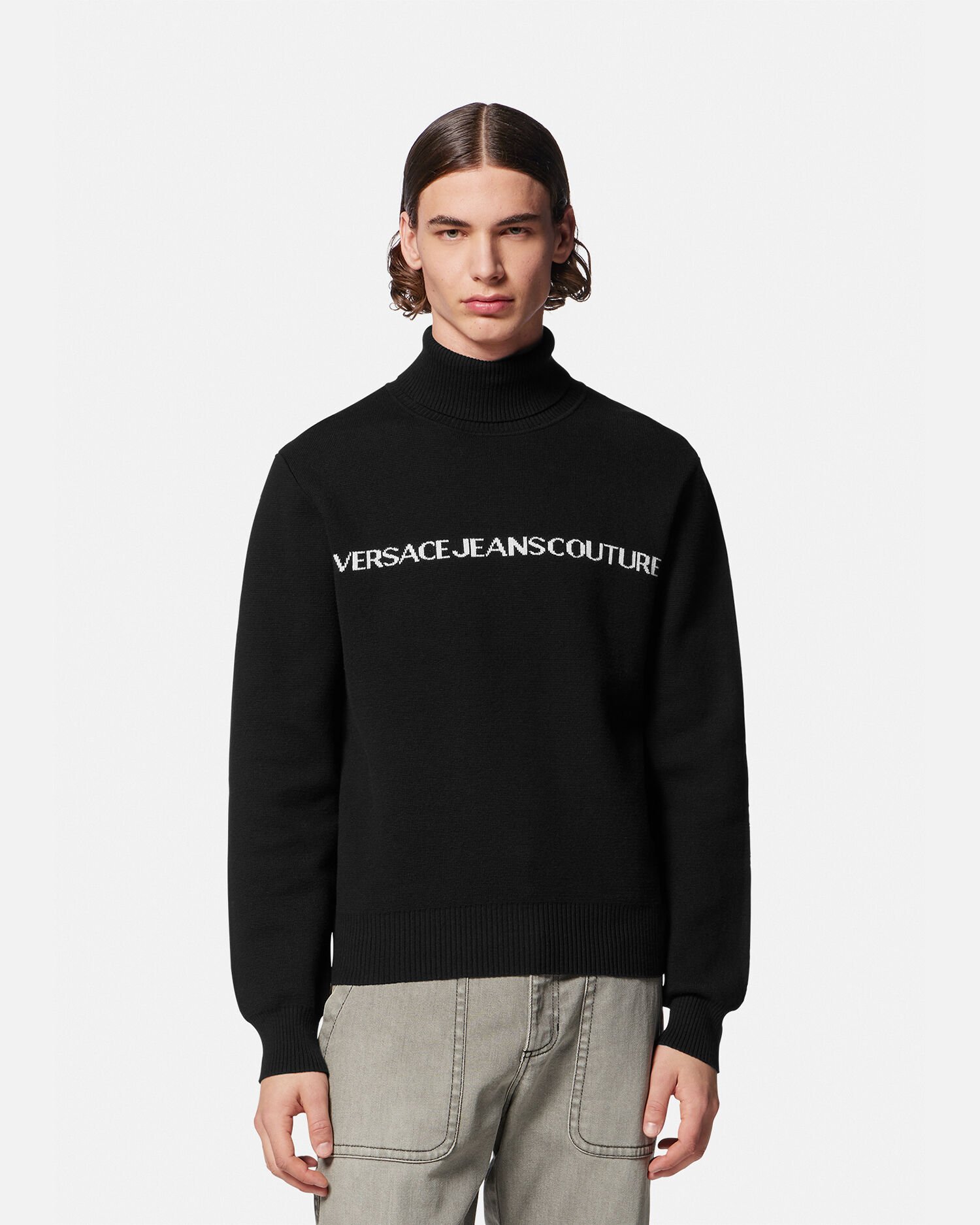 Versace on sale jumper black