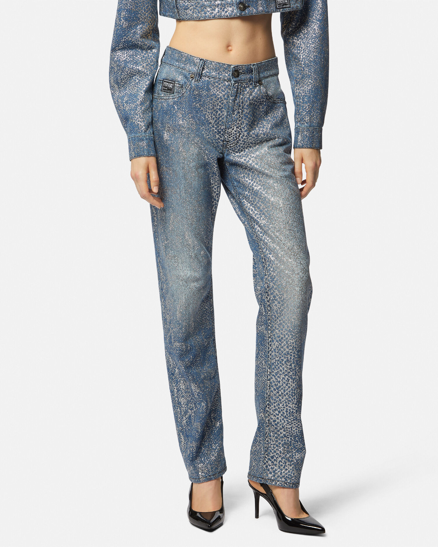 Glitter Animalier Jeans