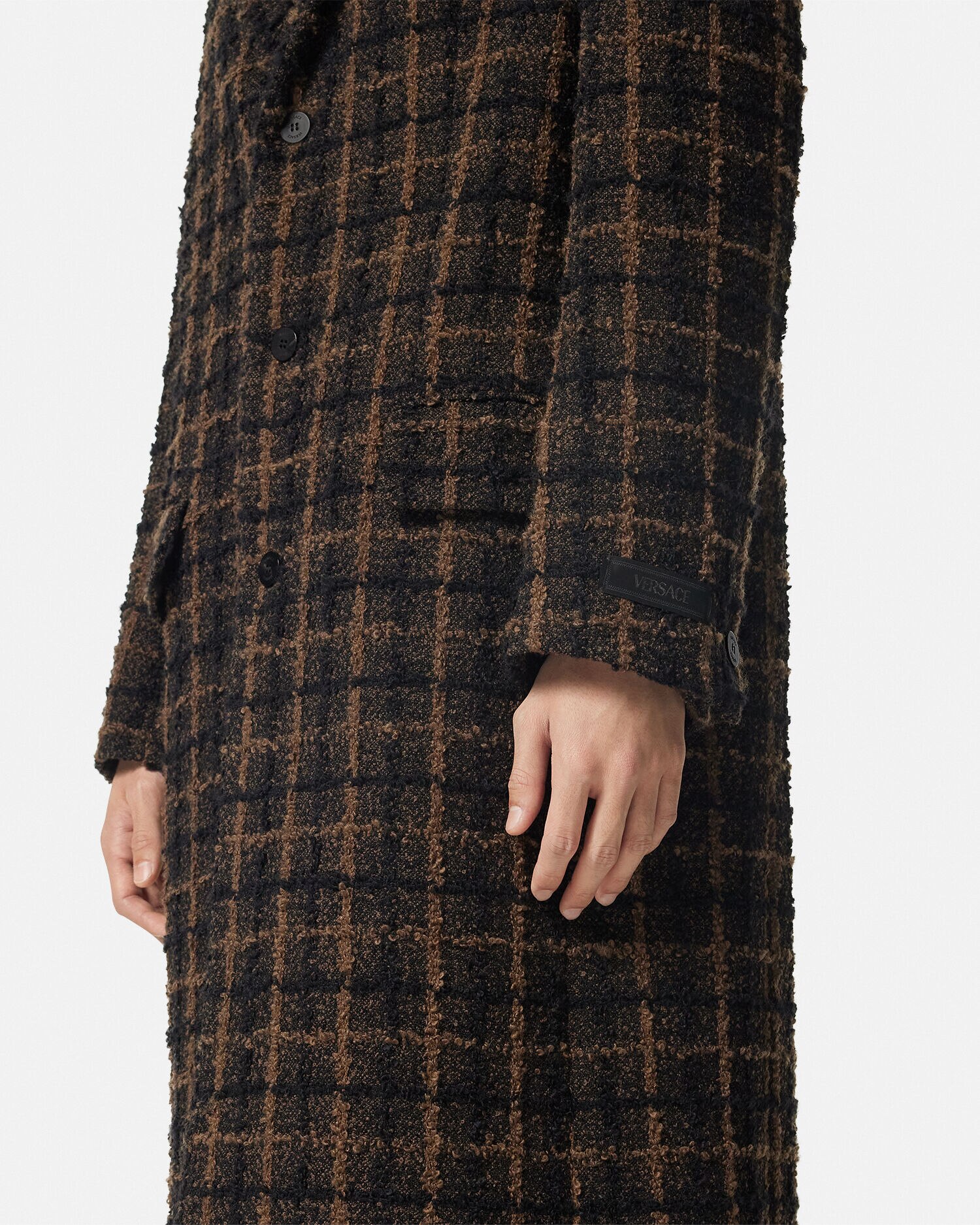 Tweed boucle coat hotsell