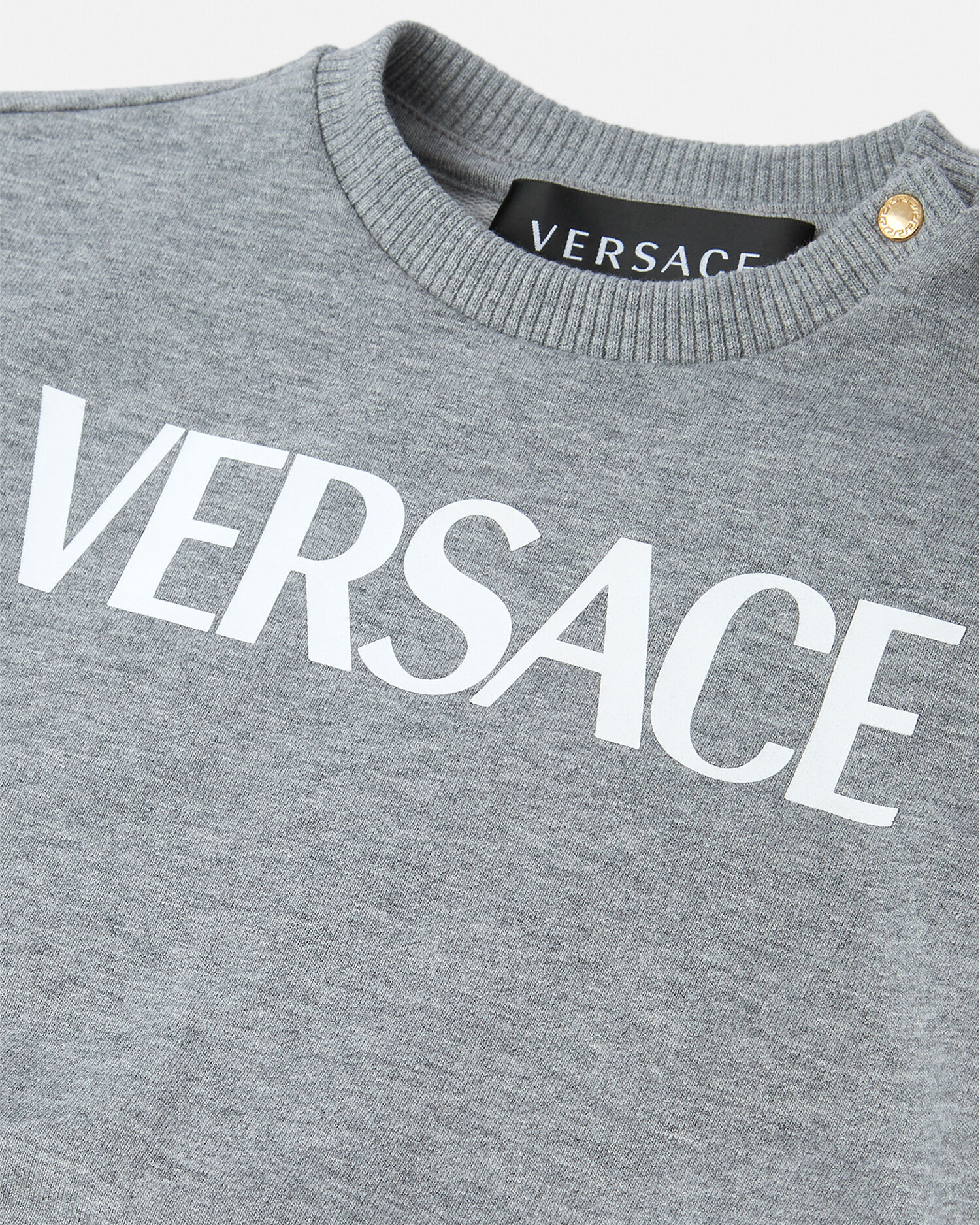 Grey versace sweatshirt clearance