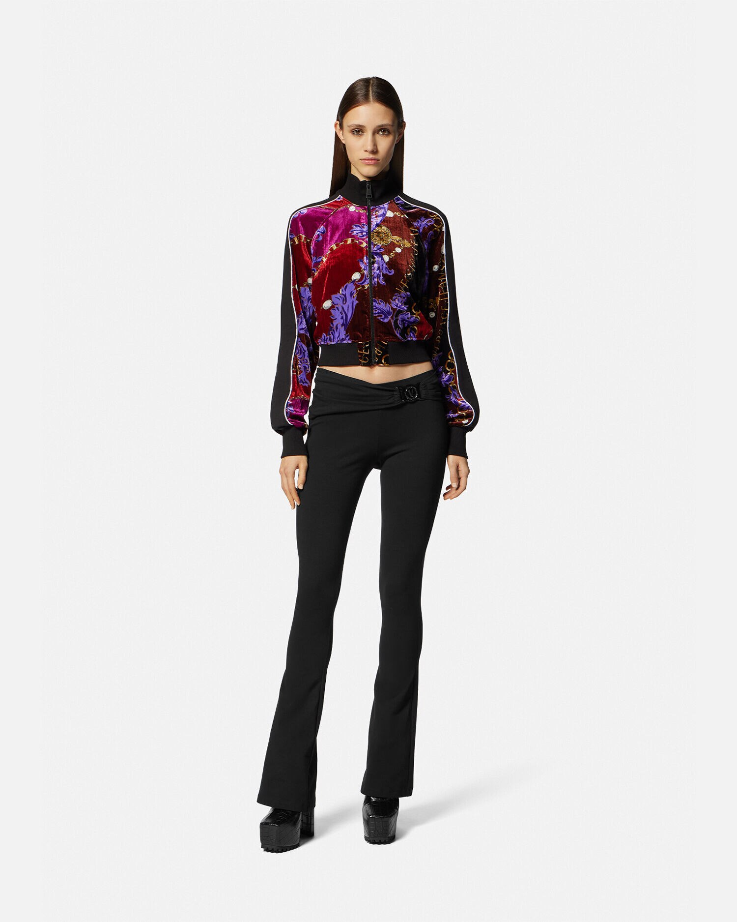 Versace velvet sweatshirt outlet