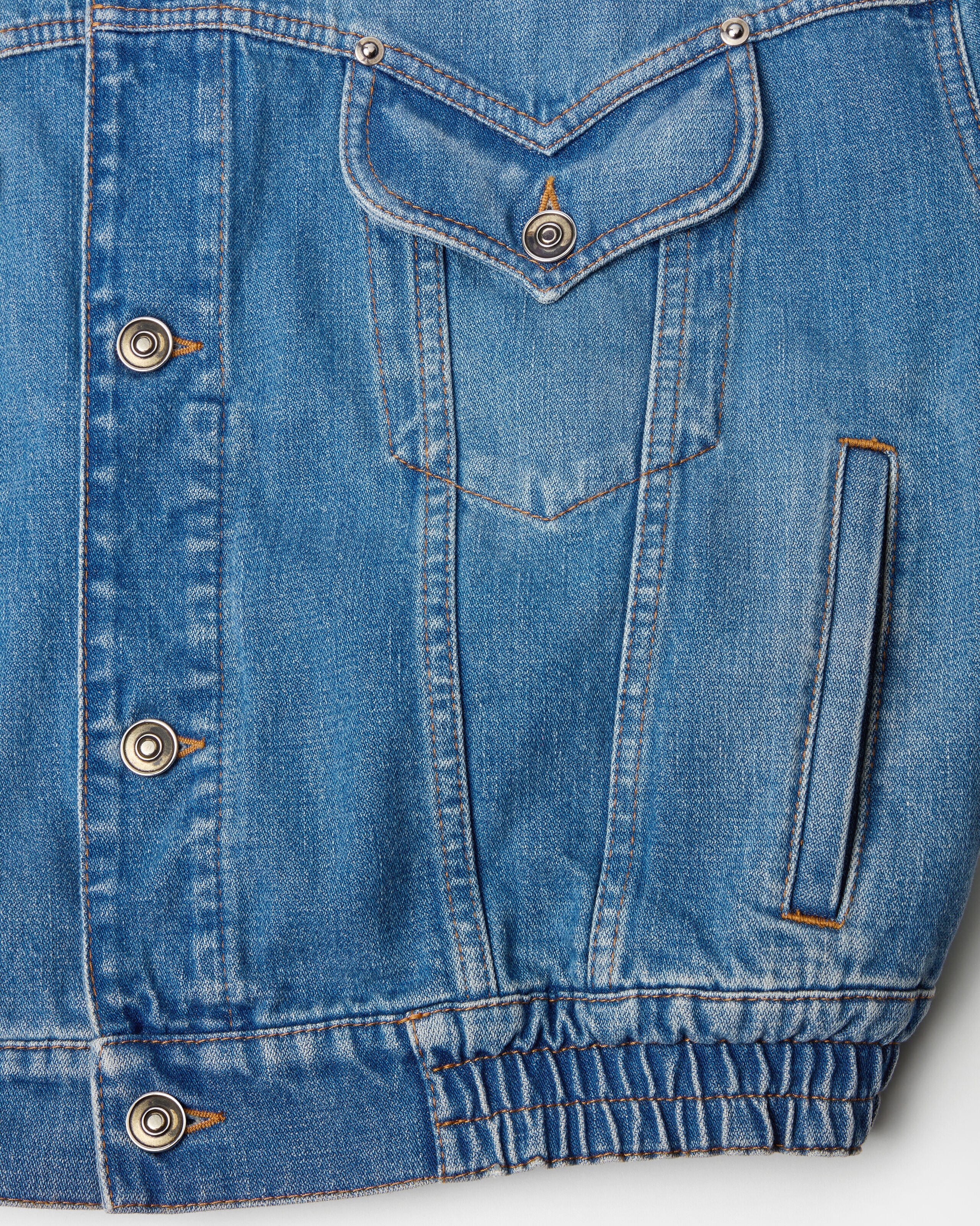 Denim Blouson Blue | VERSACE US