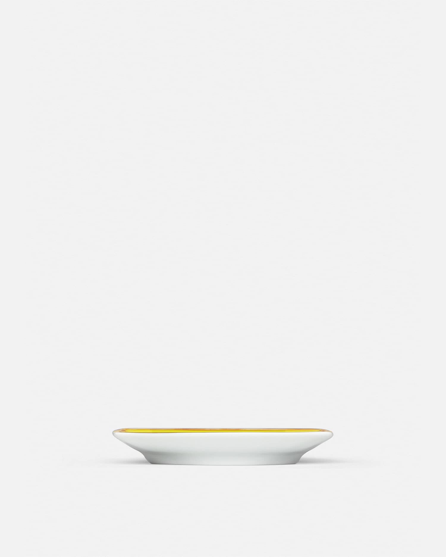 Versace Alphabet B Small Square Plate 12cm Print | VERSACE US