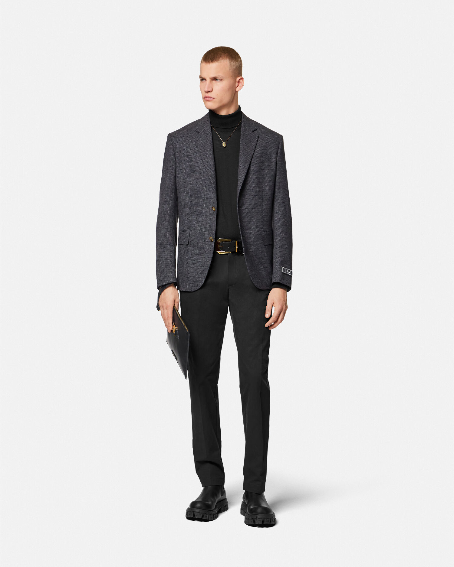 Versace top turtleneck mens