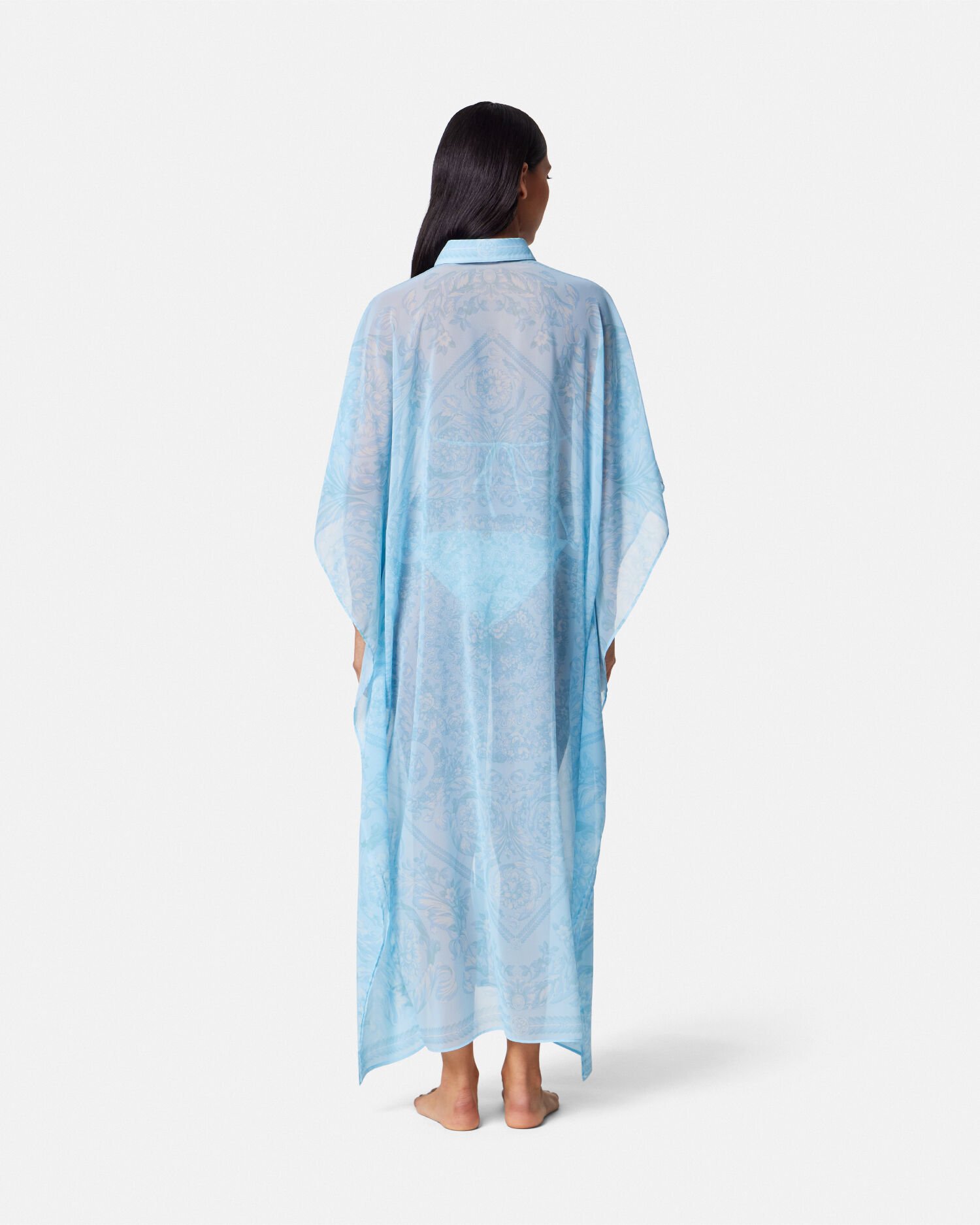 Versace swim cover up clearance