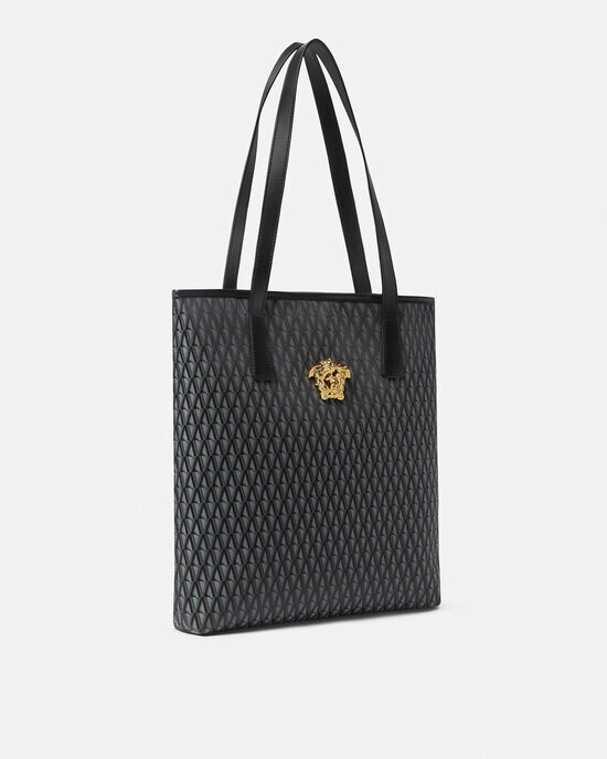 La Medusa Jacquard Tote Black+Gold 2
