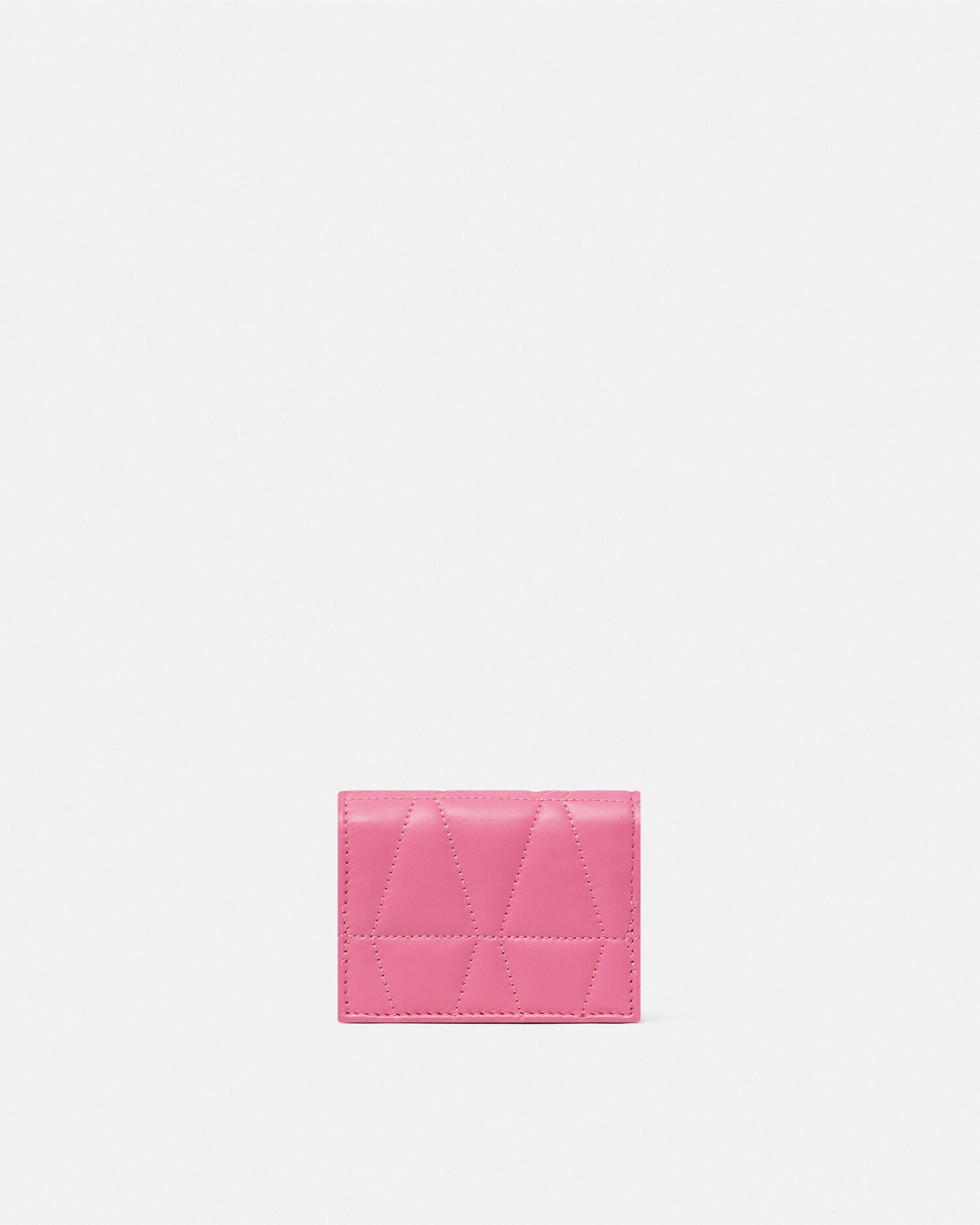 Medusa '95 Quilted Nappa Wallet Pink | VERSACE US