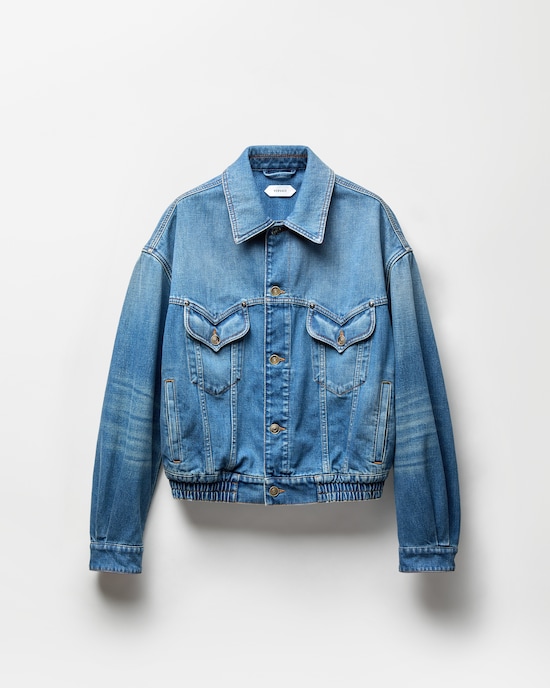 Denim Blouson  Blue 1