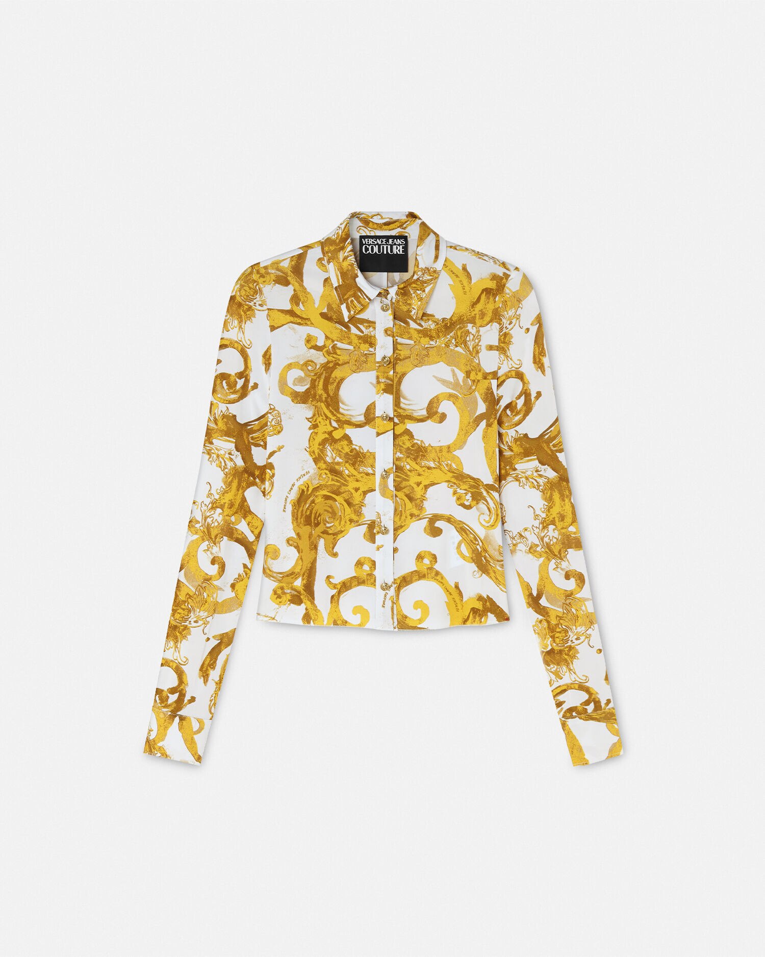 Versace print sale tops
