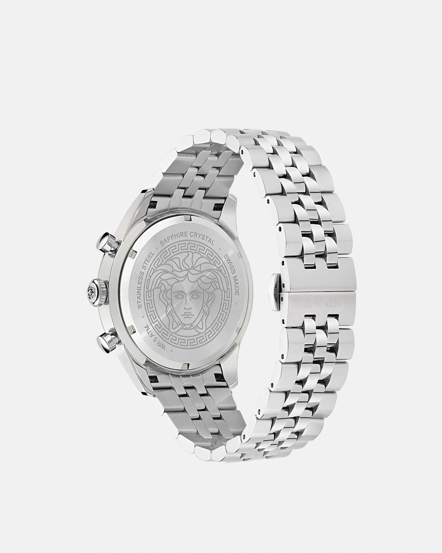 Versace Chrono Master Watch Blue,Silver | VERSACE US