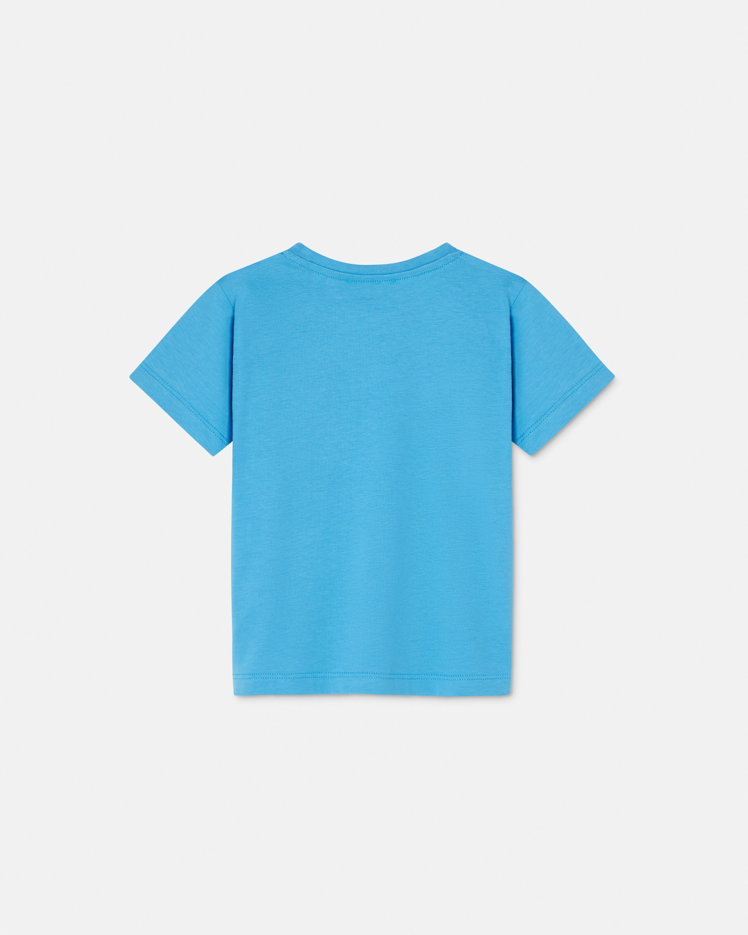 versace Tシャツ 水色 ライトブルー 半袖 確実正規品 Kids Printed Cotton-Jersey T-Shirt Blue | VERSACE US
