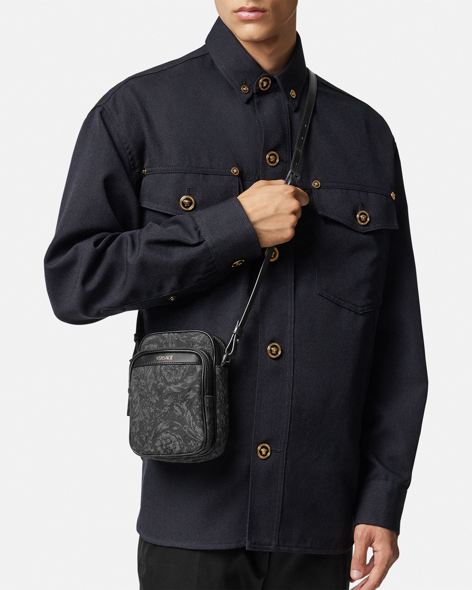 Versace small crossbody bag hot sale