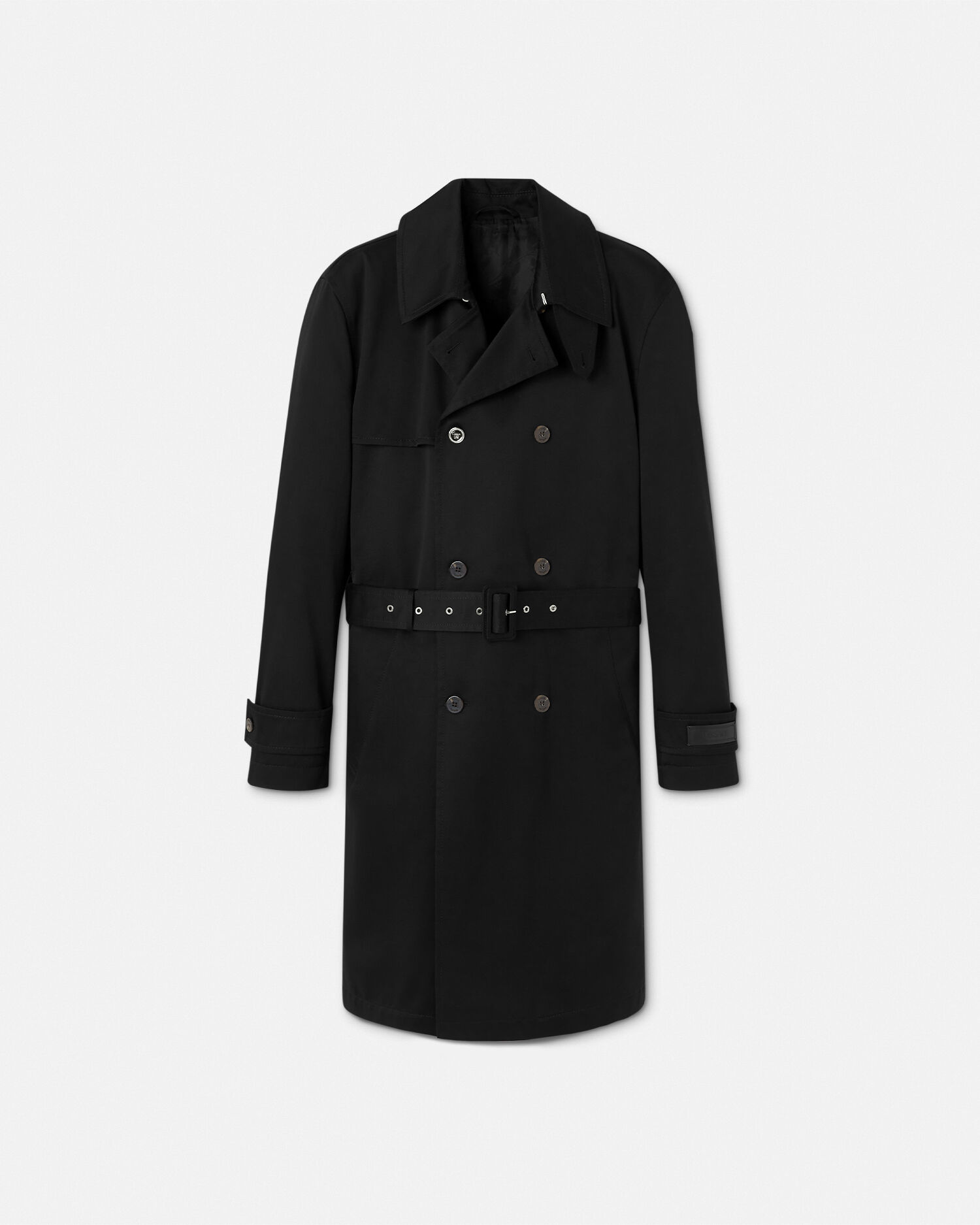 Versace Gabardine Long Trench Coat VERSACE