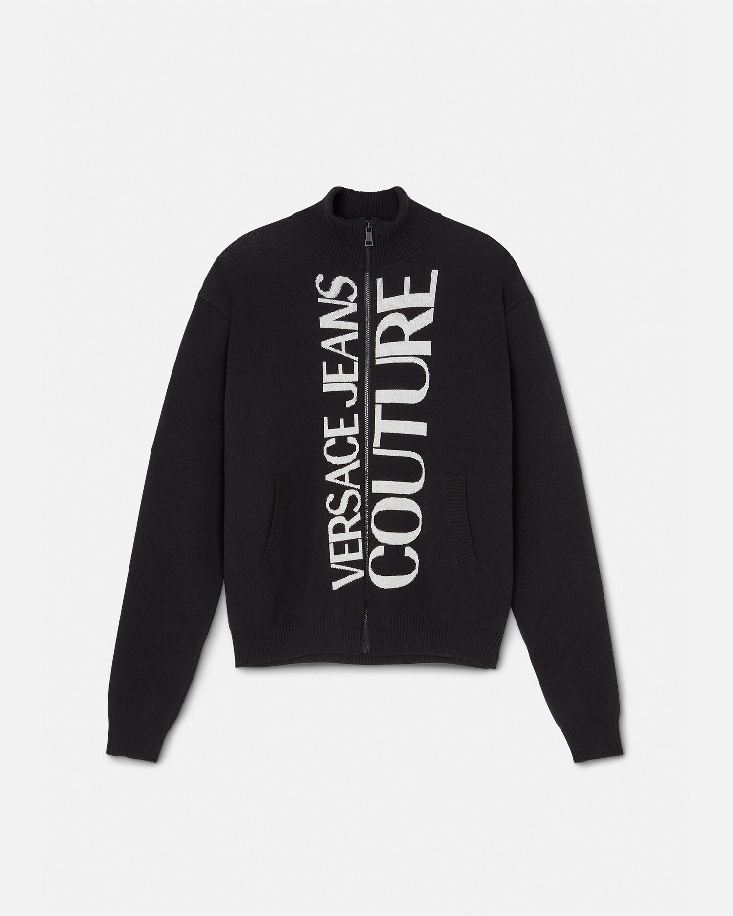 Pull versace noir et store or