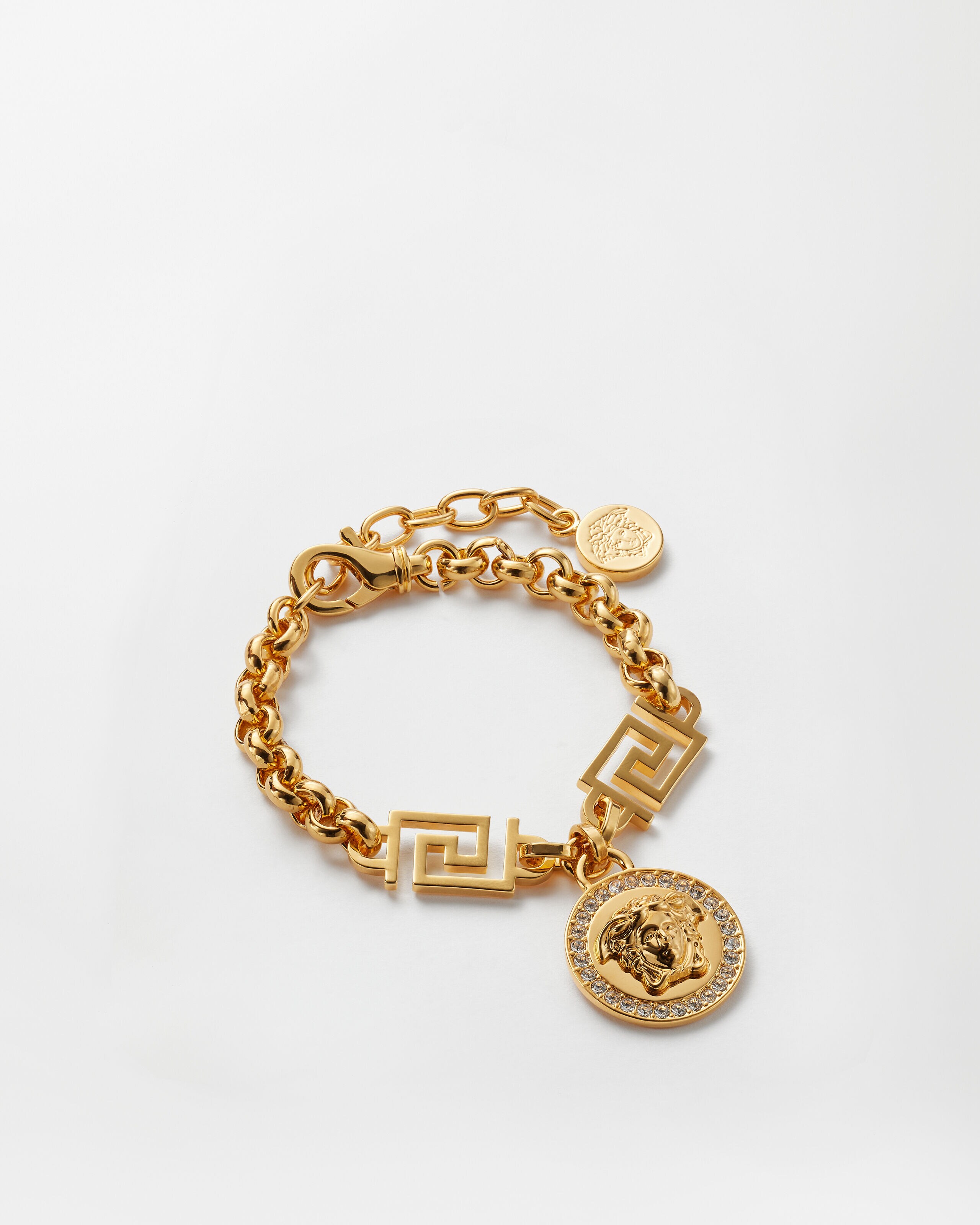 La Medusa Crystal Bracelet Gold | VERSACE US La Medusa Crystal Bracelet Gold | VERSACE US