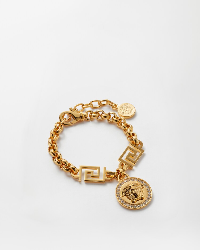 Versace La Medusa bracciale con cristalli oro 1