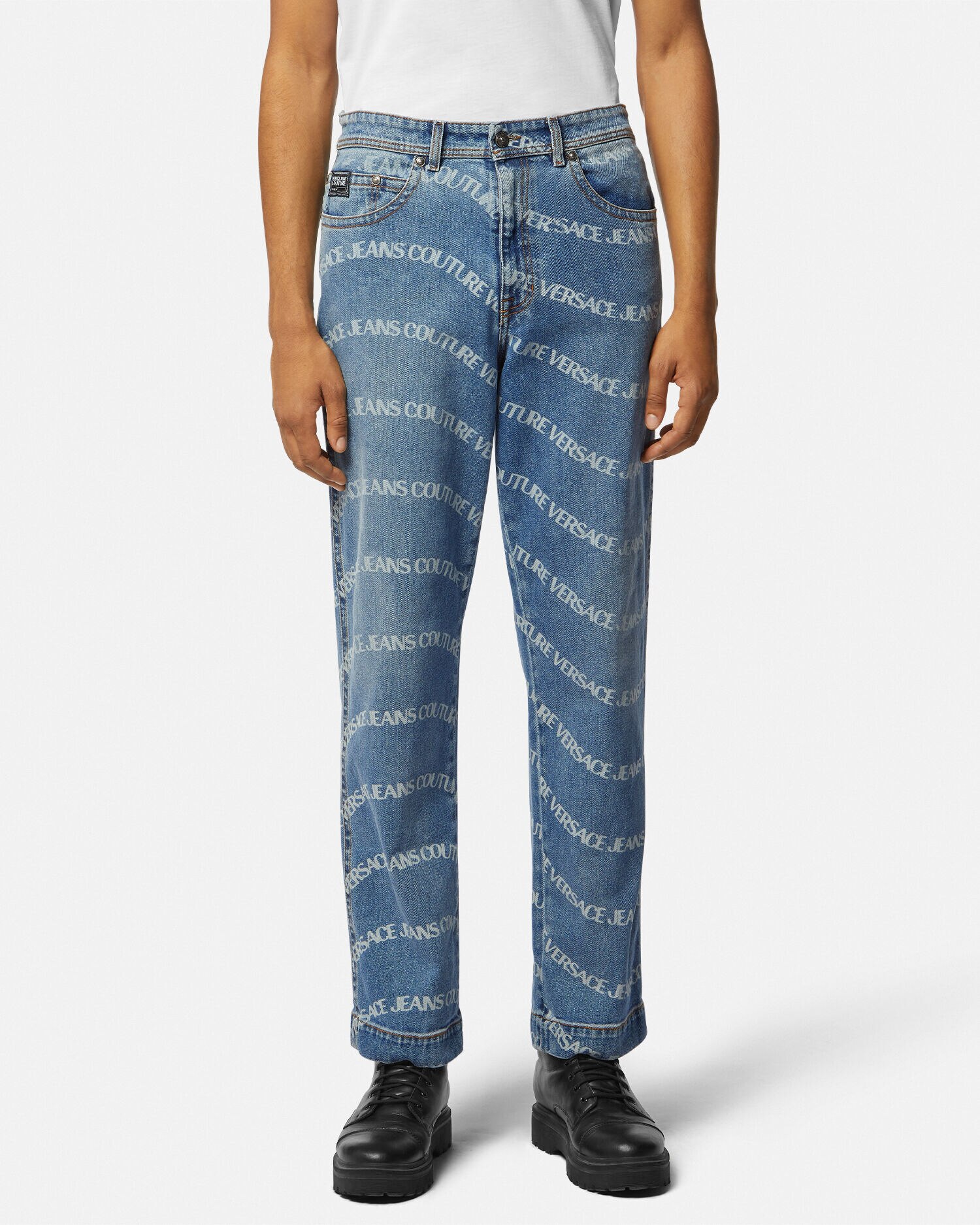 Vaqueros versace hombre best sale