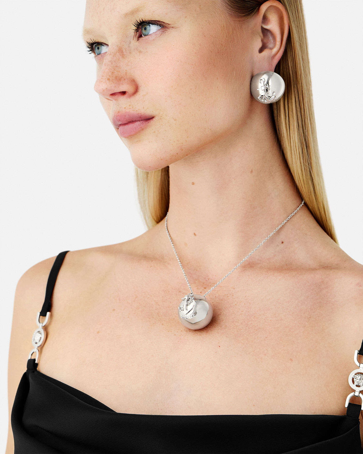 Nautical Medusa Sphere Earrings