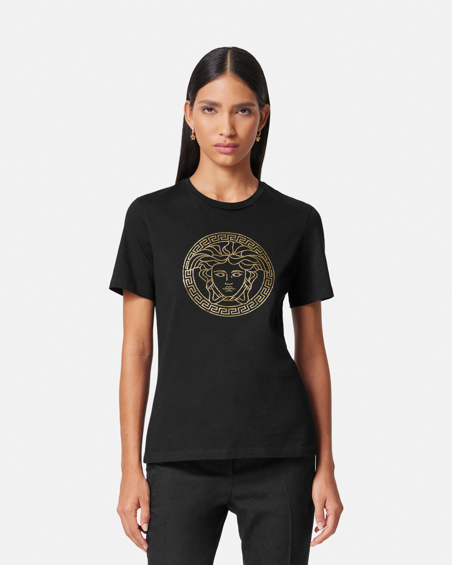 Camiseta medusa versace best sale