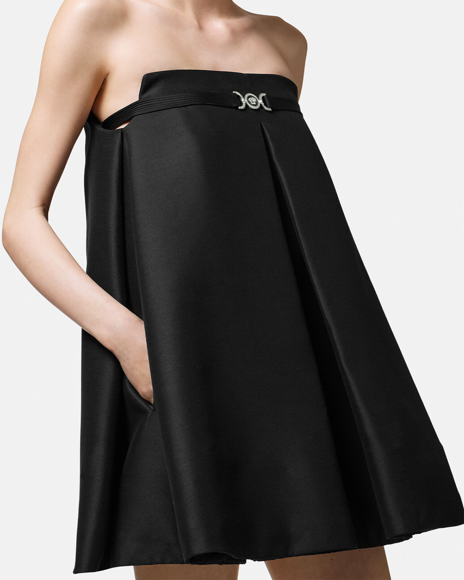 Versace pleated shop dress
