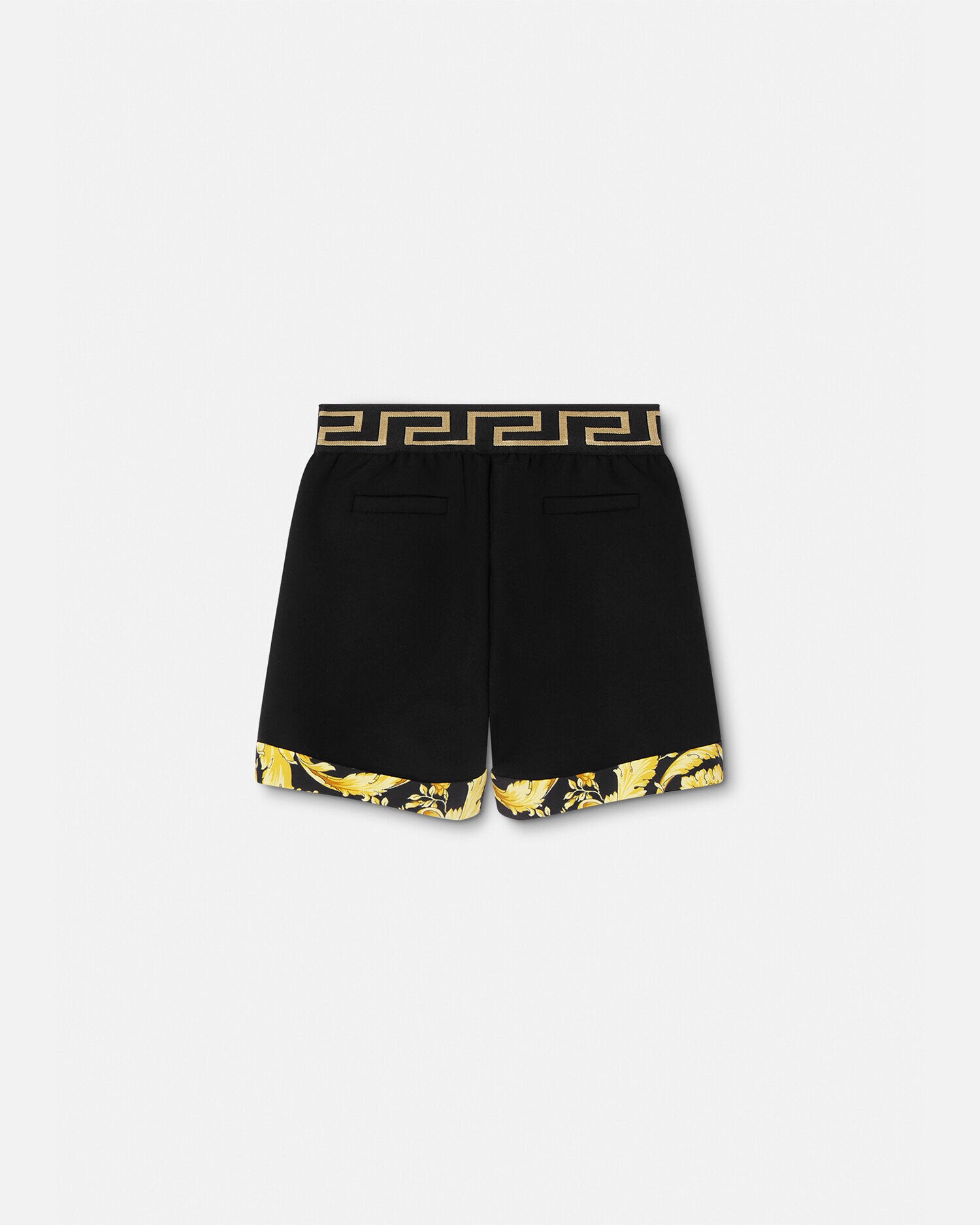Barocco Baby Shorts Black Gold VERSACE TH