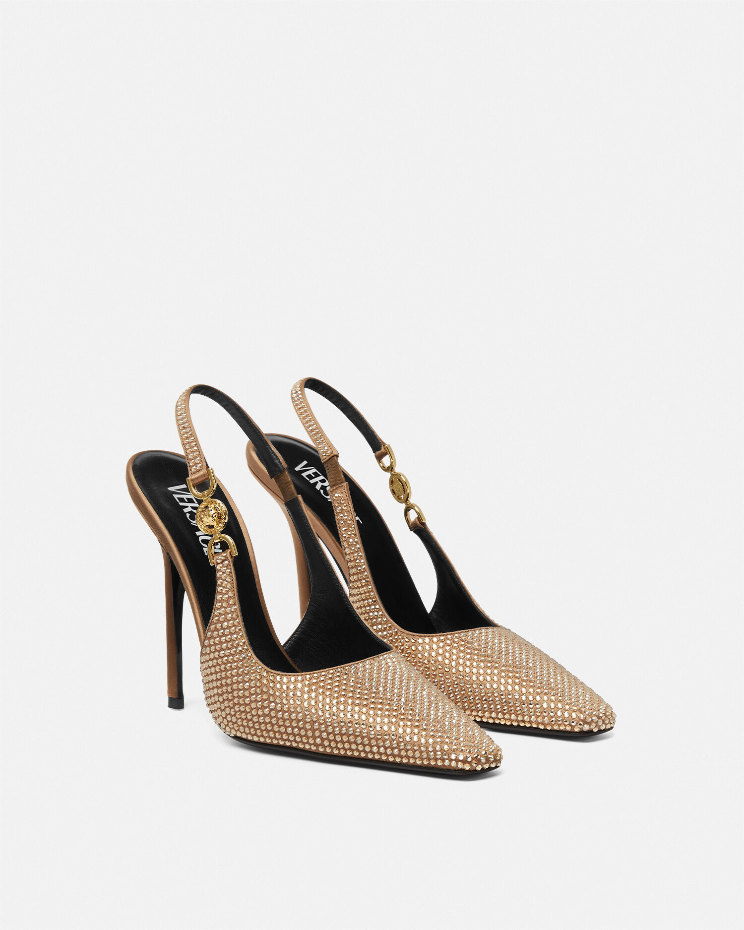 Versace snakeskin shop heels