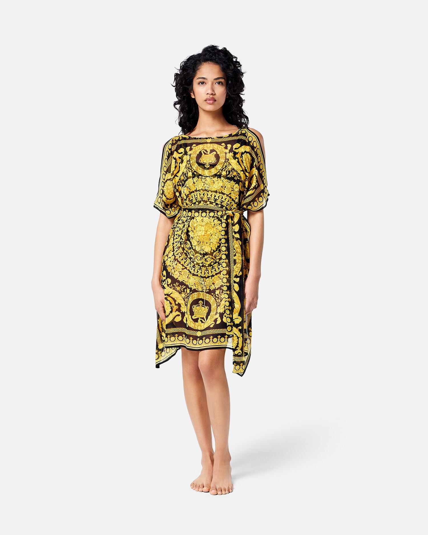 Versace swim cover up discount