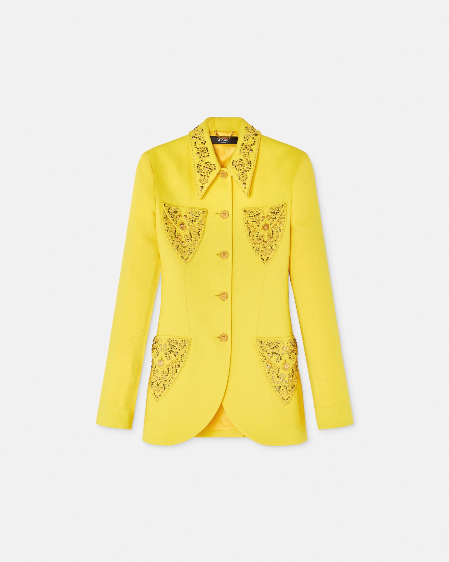 美品VERSACE　ヴェルサーチェ　ツイードジャケット　フォマール　レディース Versace（ヴェルサーチェ）ウィメンズ ツイードジャケット