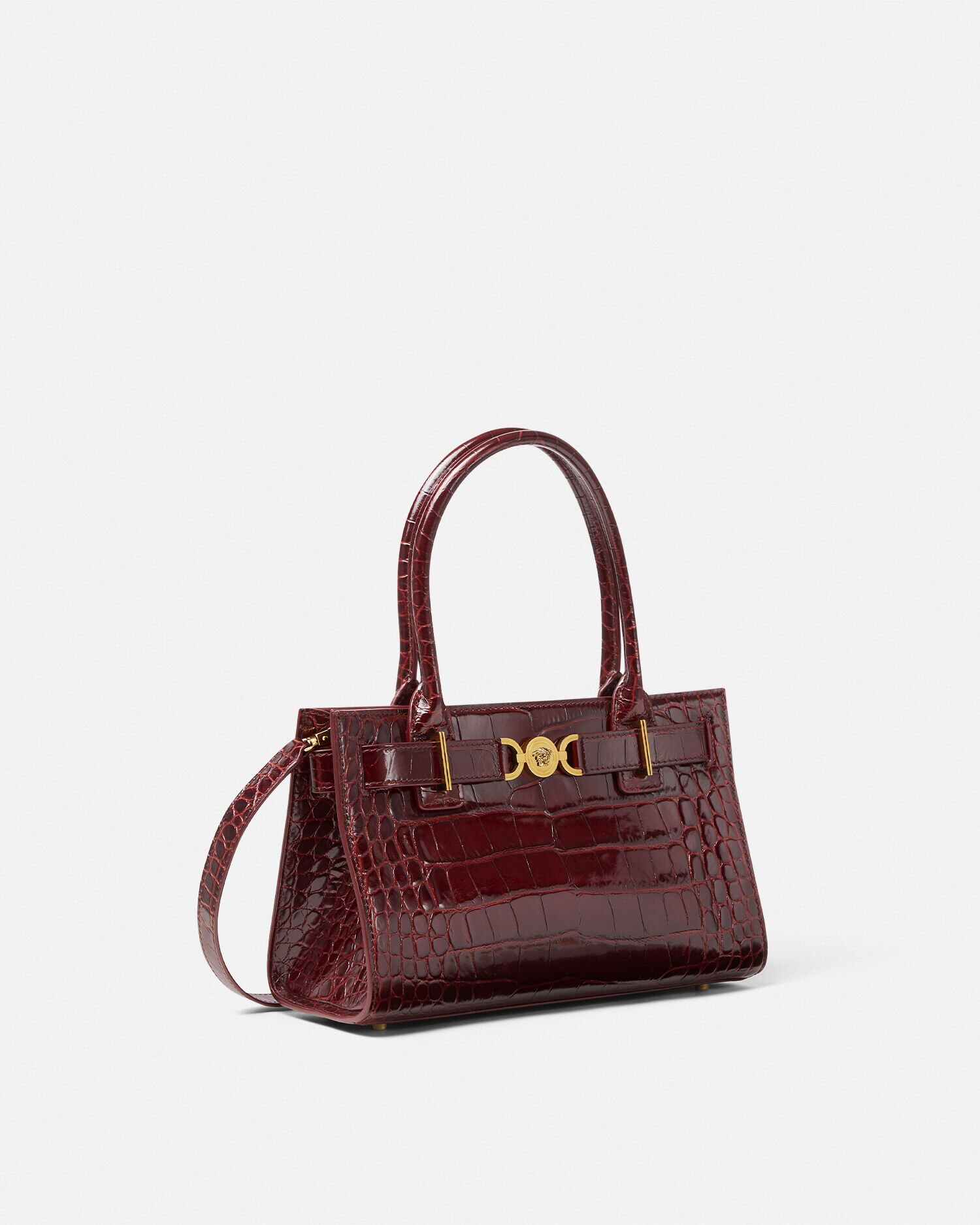 Croc effect tote bag sales