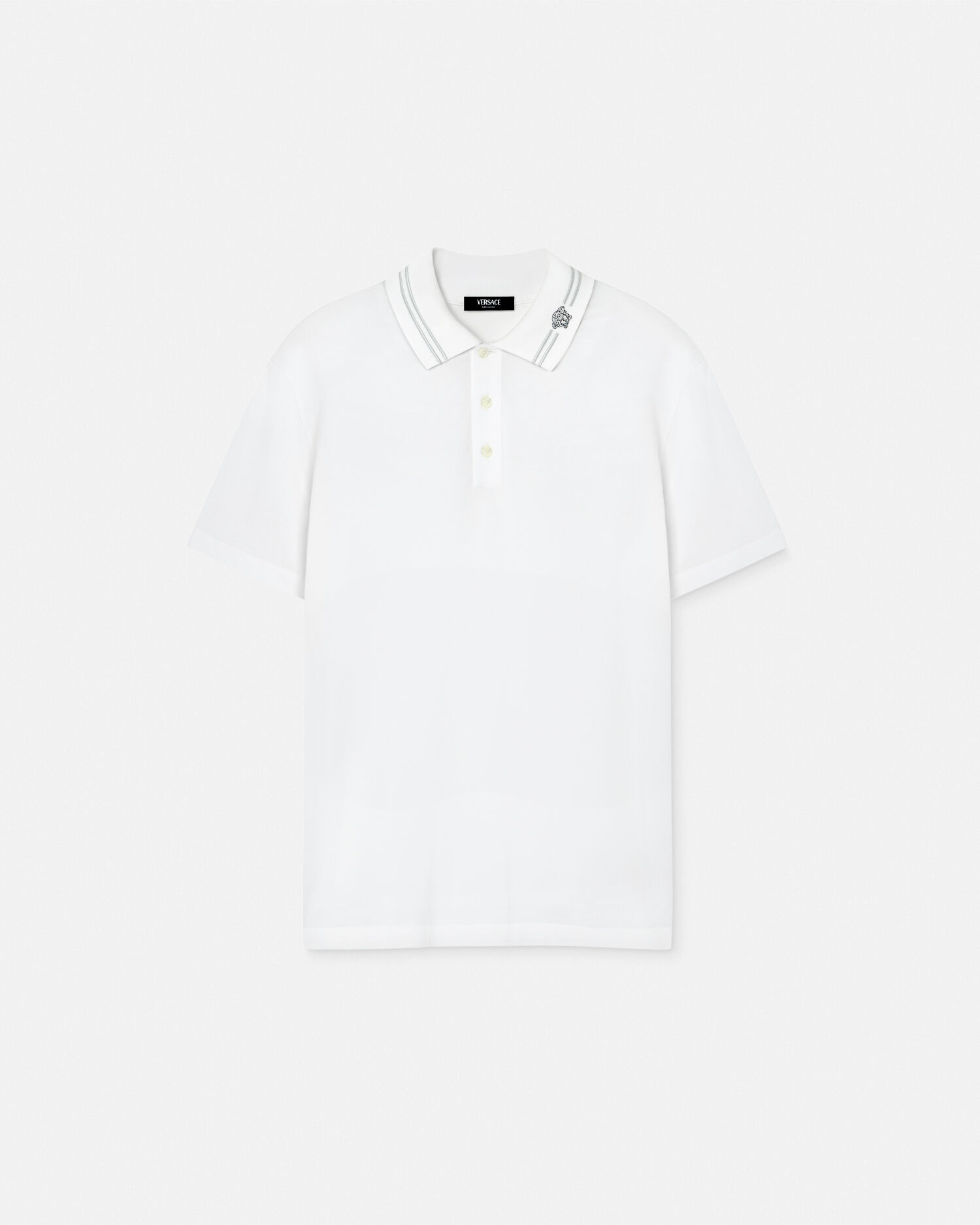 Versace white polo medusa 2025