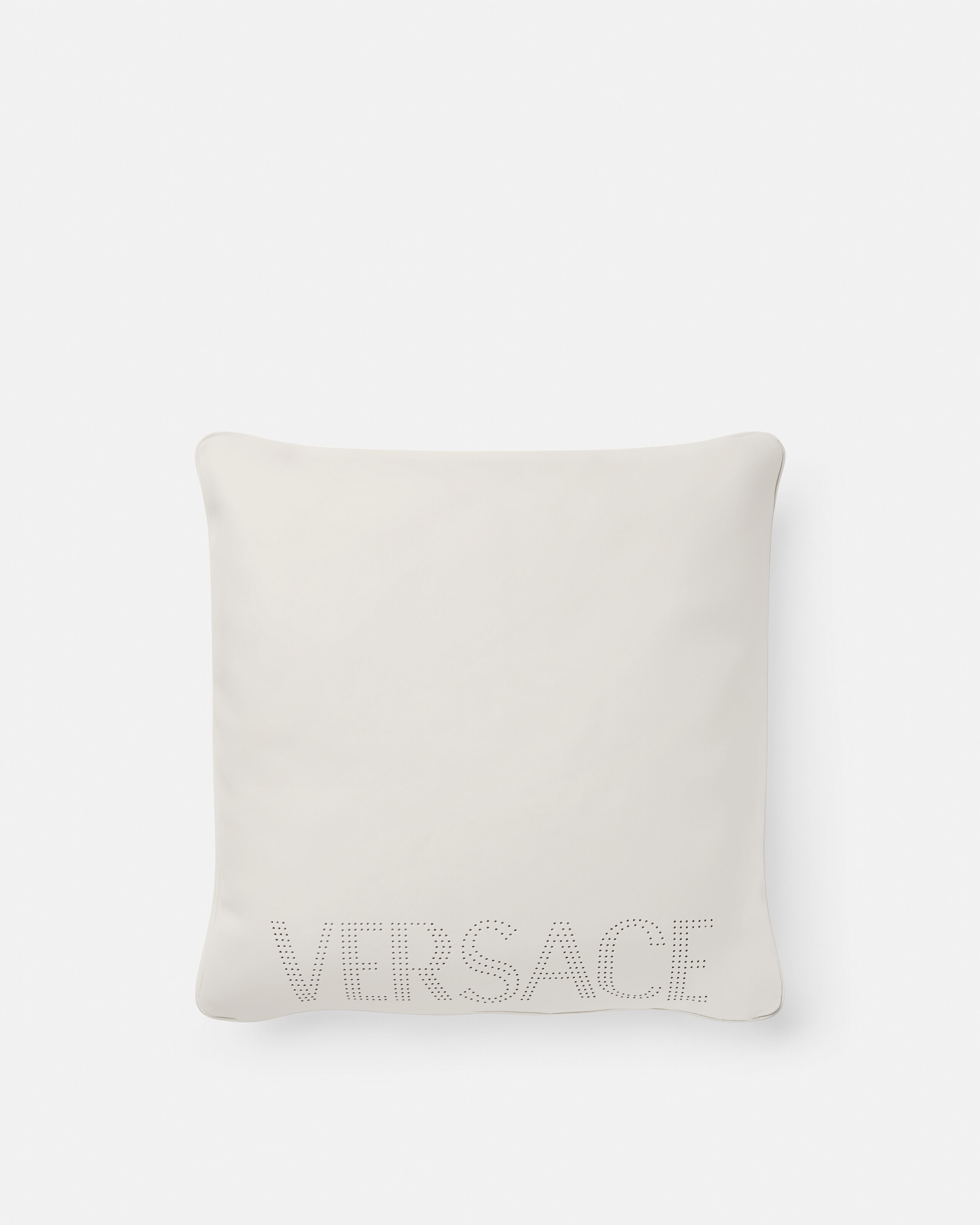 Medusa Quilted Cushion White | VERSACE