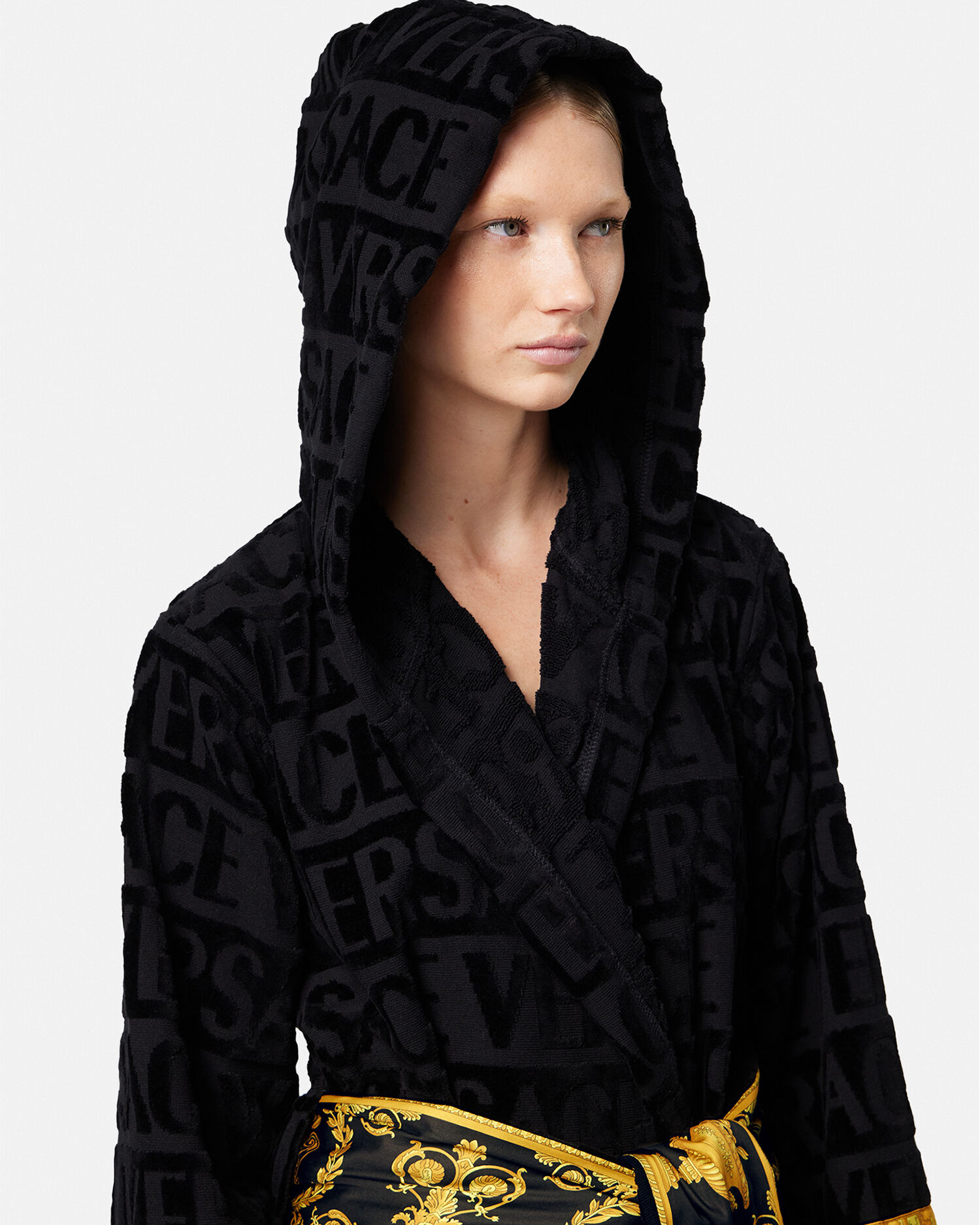 Versace night robe store