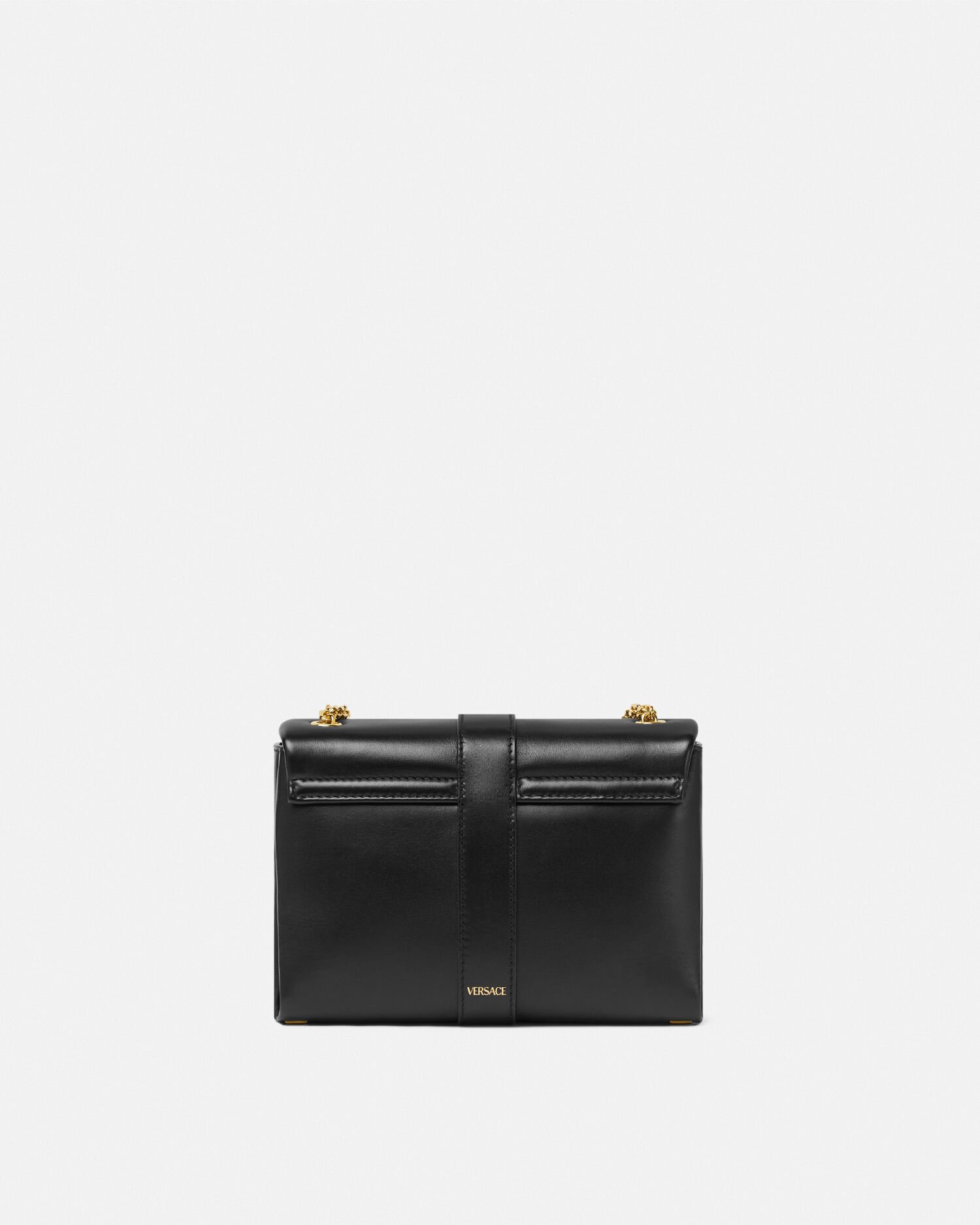 Kleio Shoulder Bag Black Gold VERSACE