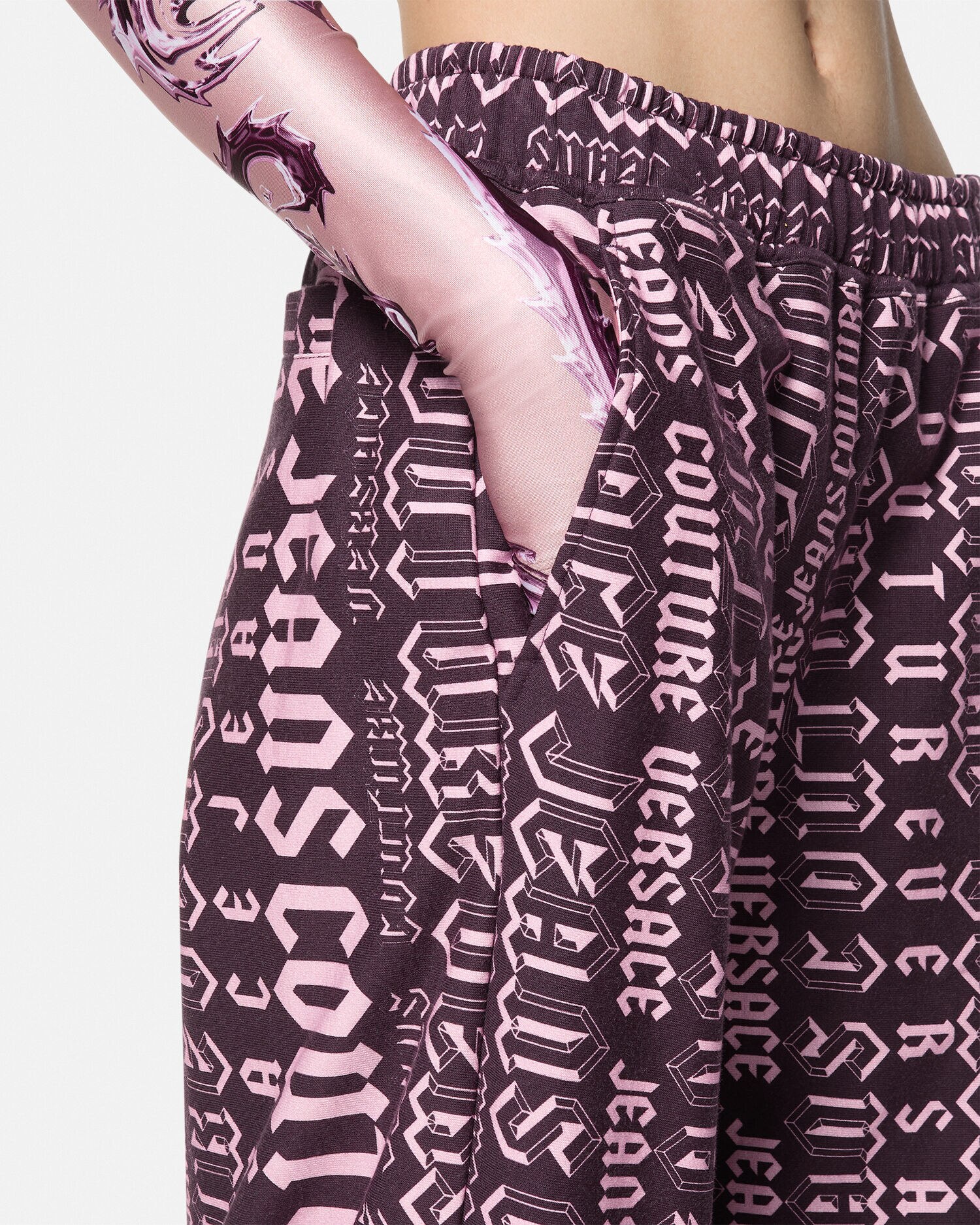 Versace Jeans Couture Trousers Purple S