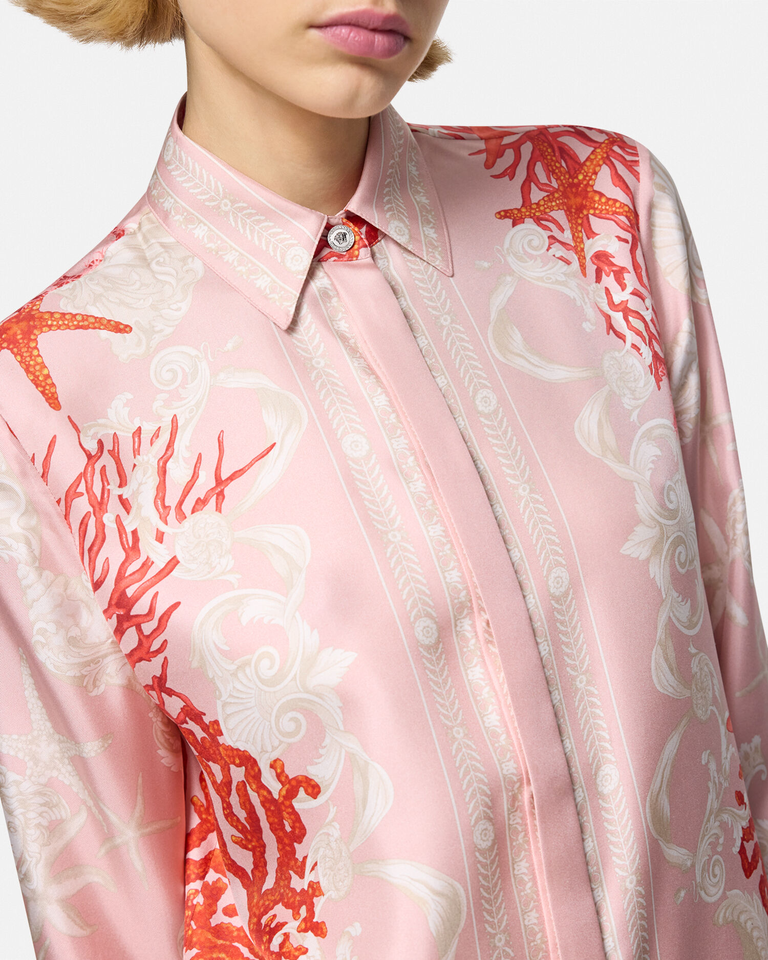 Versace print dress shirt outlet