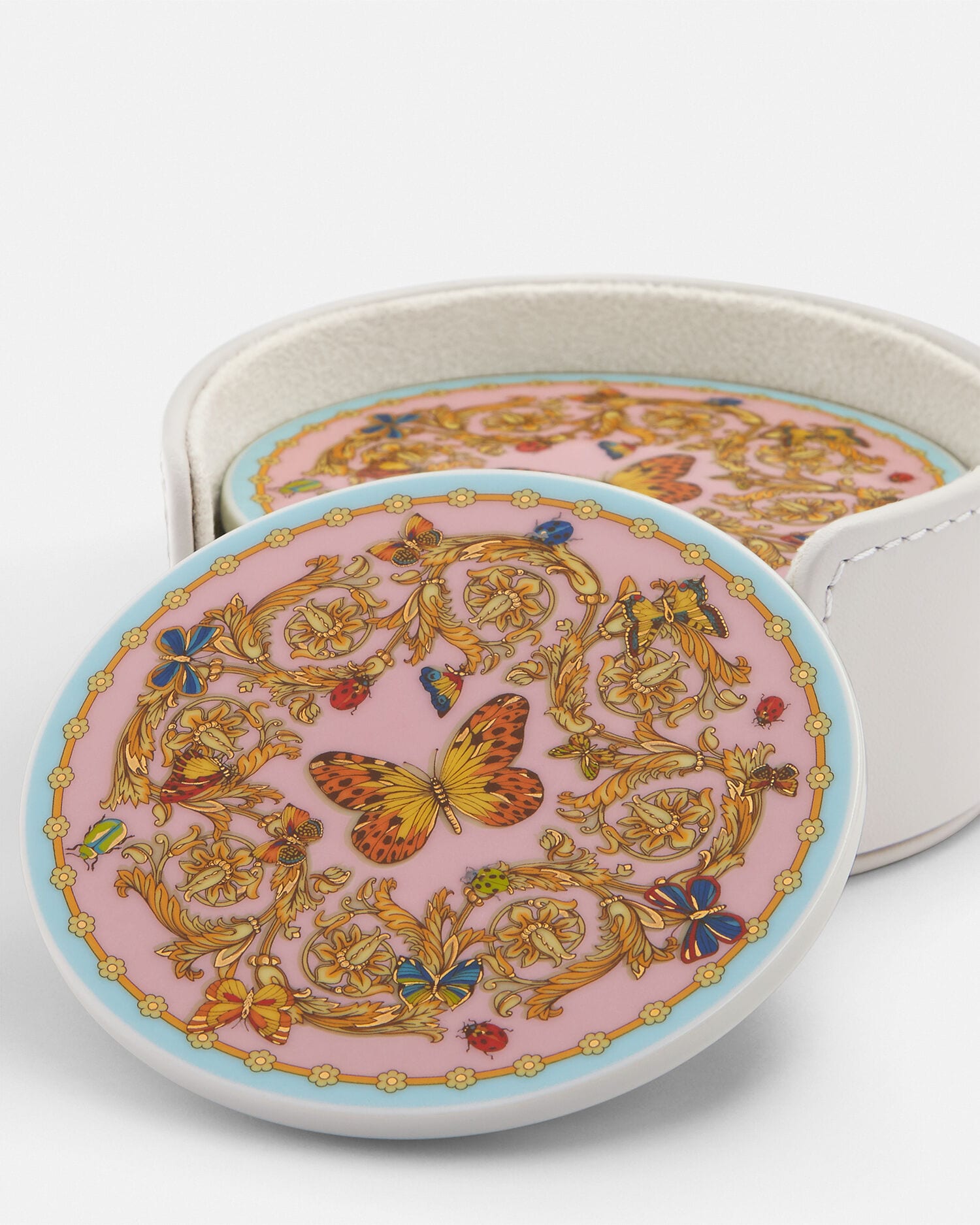 Le Jardin Coaster 4-Set Multicolor | VERSACE US