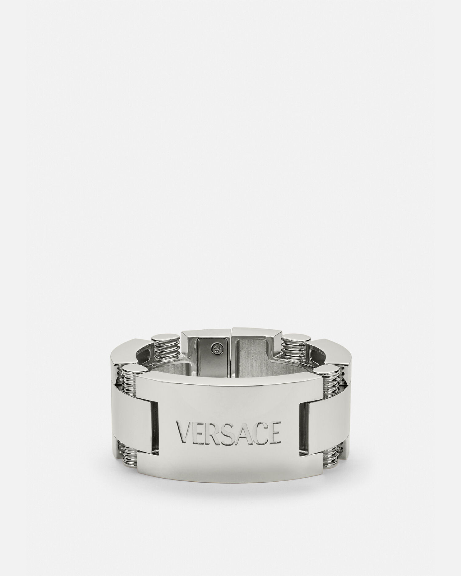 Versace silver online bracelet mens