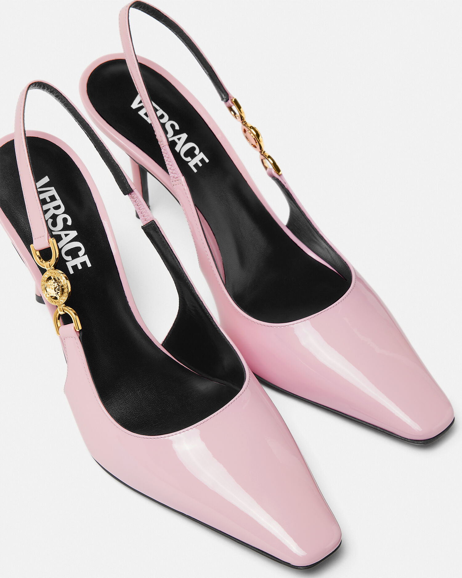 Versace pink heels 2025