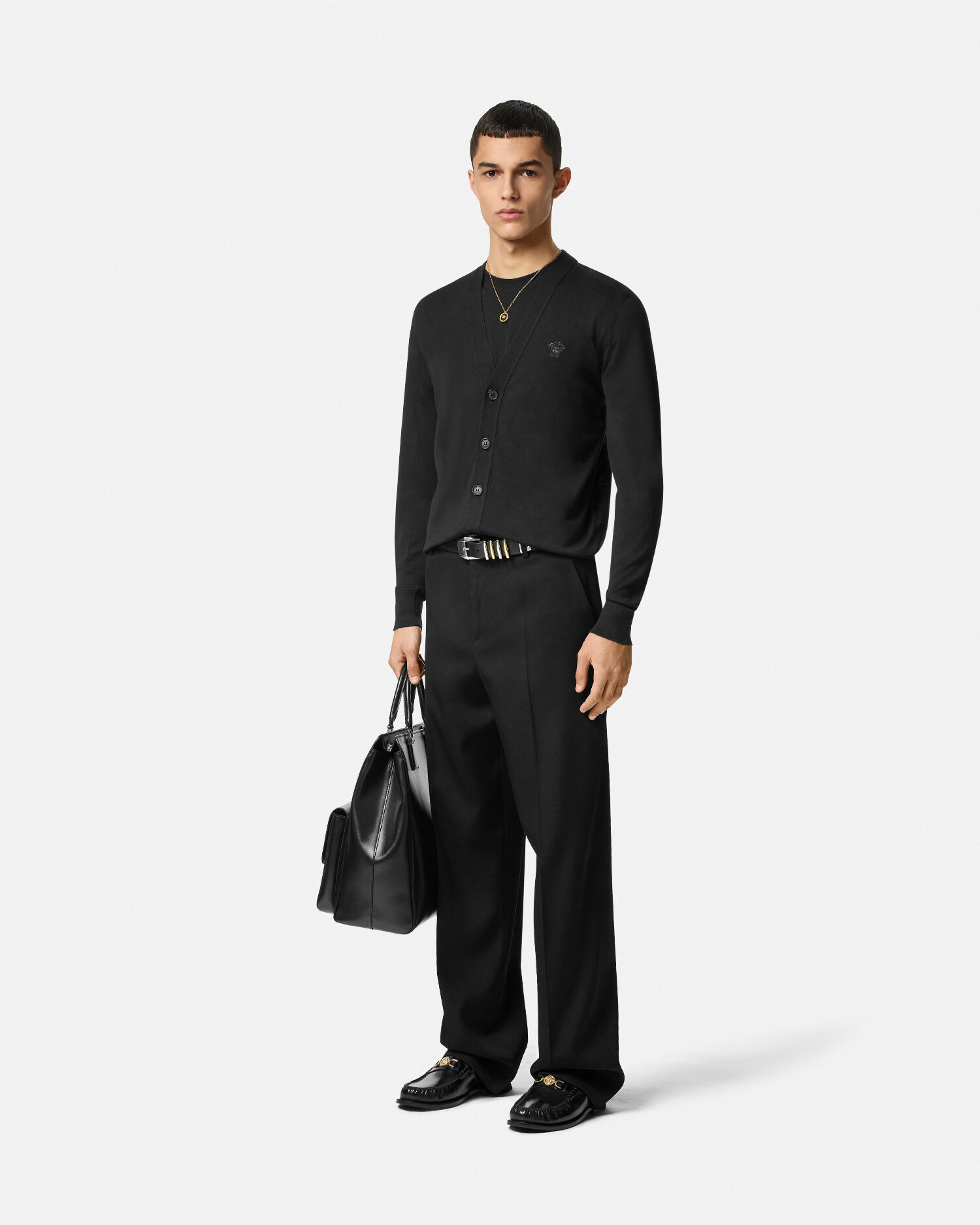 Medusa T Shirt Black VERSACE ZA