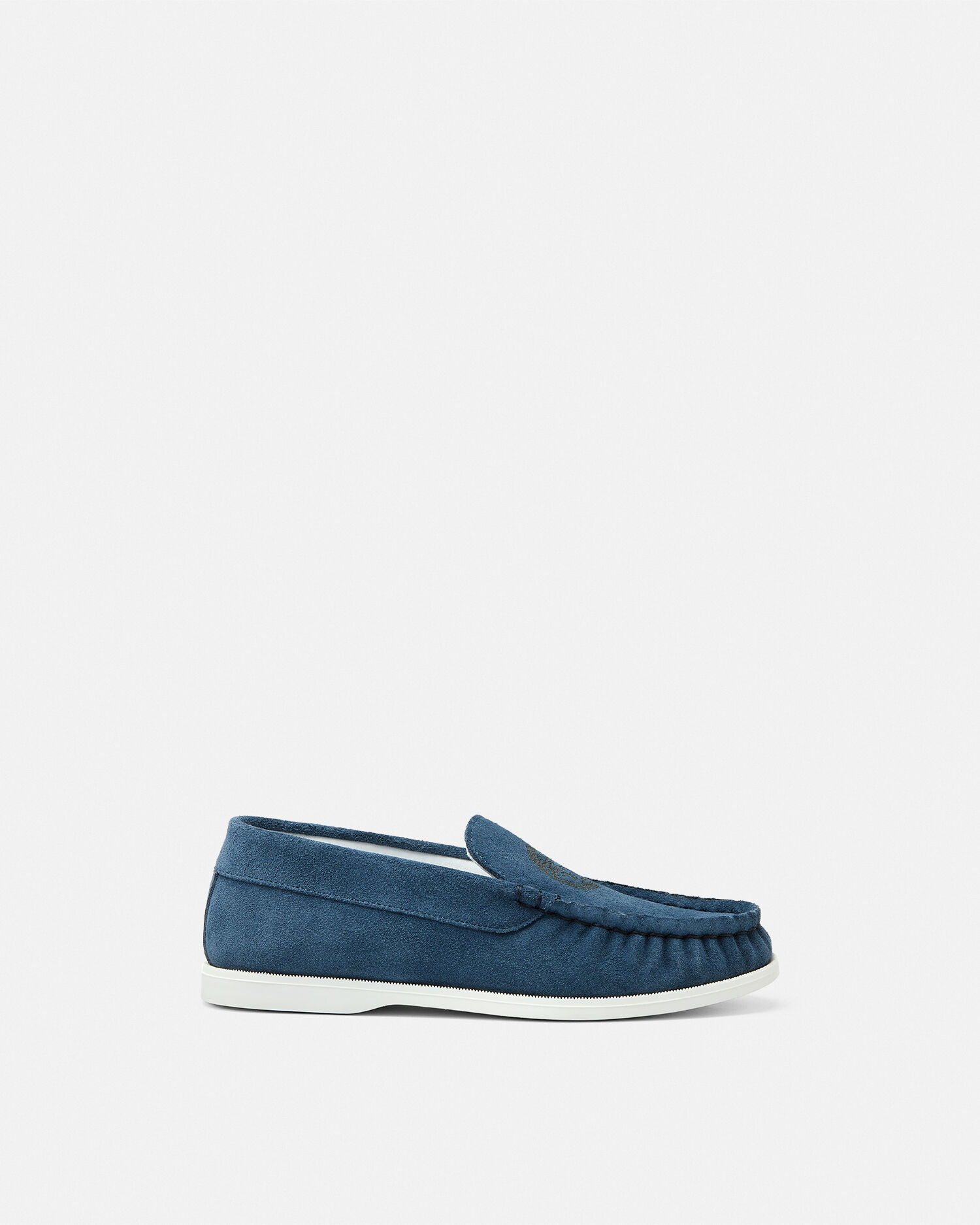 新作商品 Loafers Kids Suede Medusa Blue VERSACE | 絵画