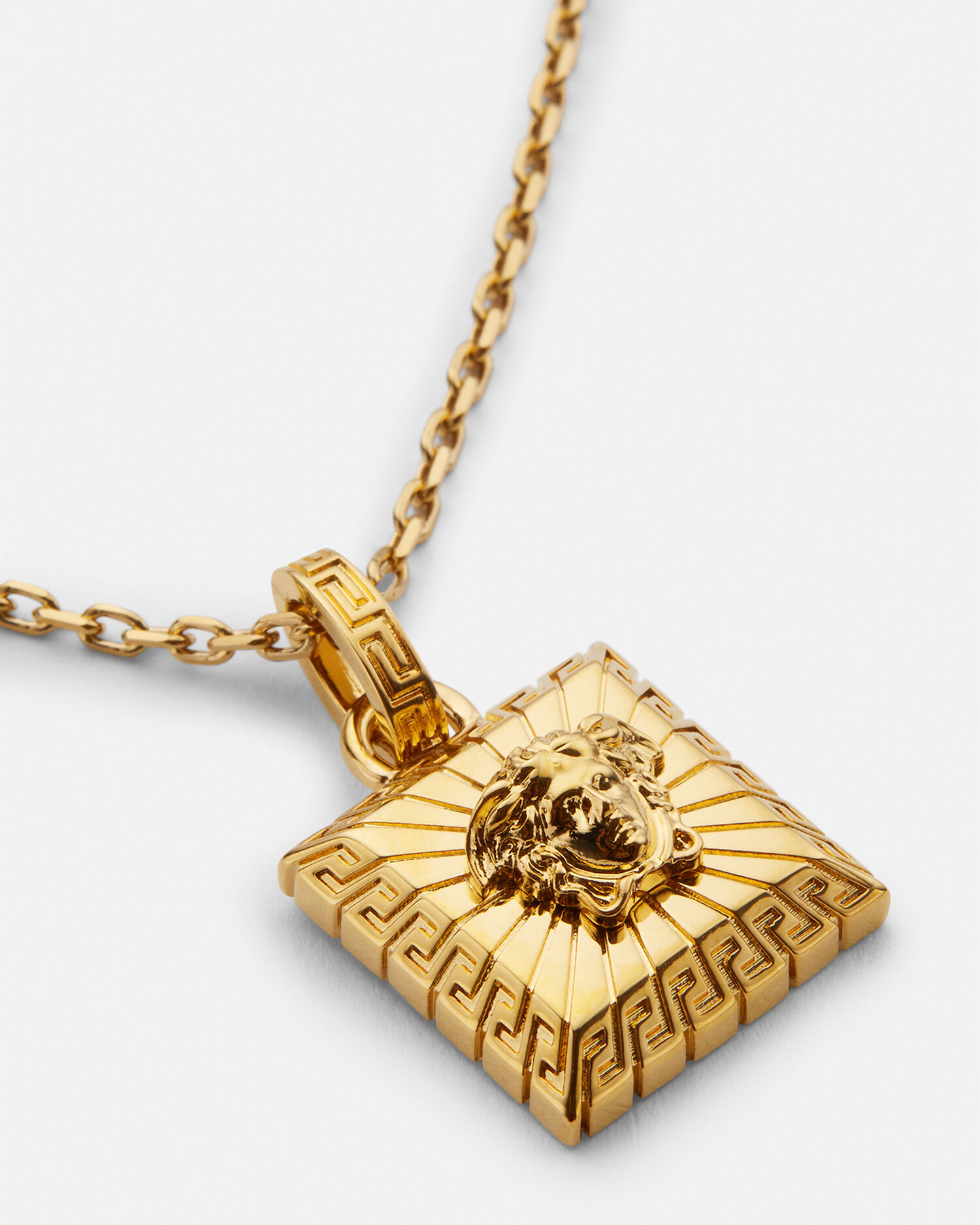 Medusa gold shop necklace