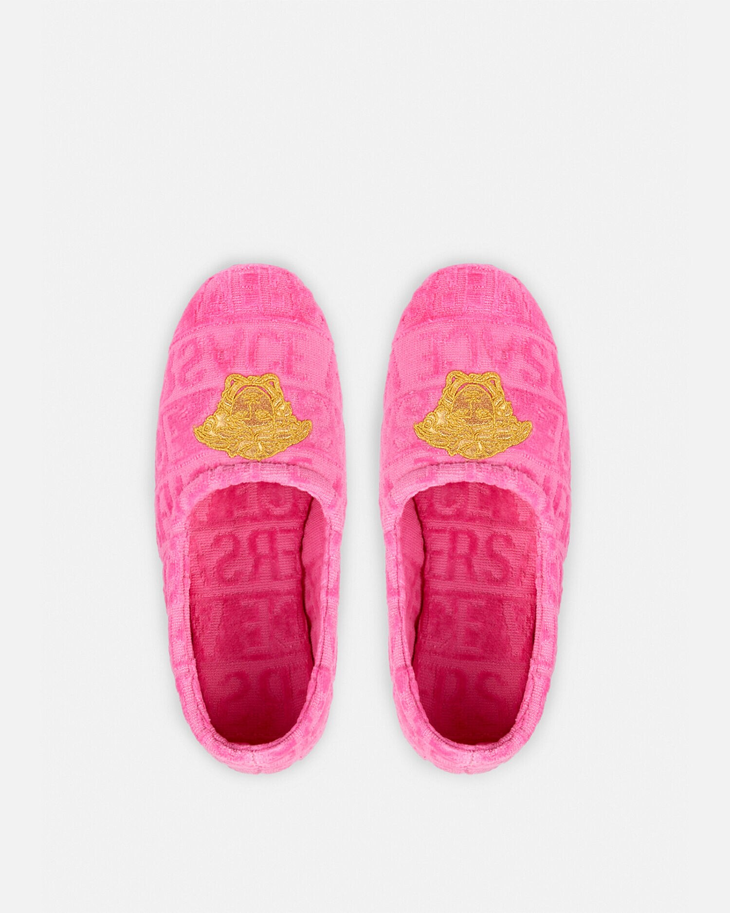 Versace slippers best sale pink