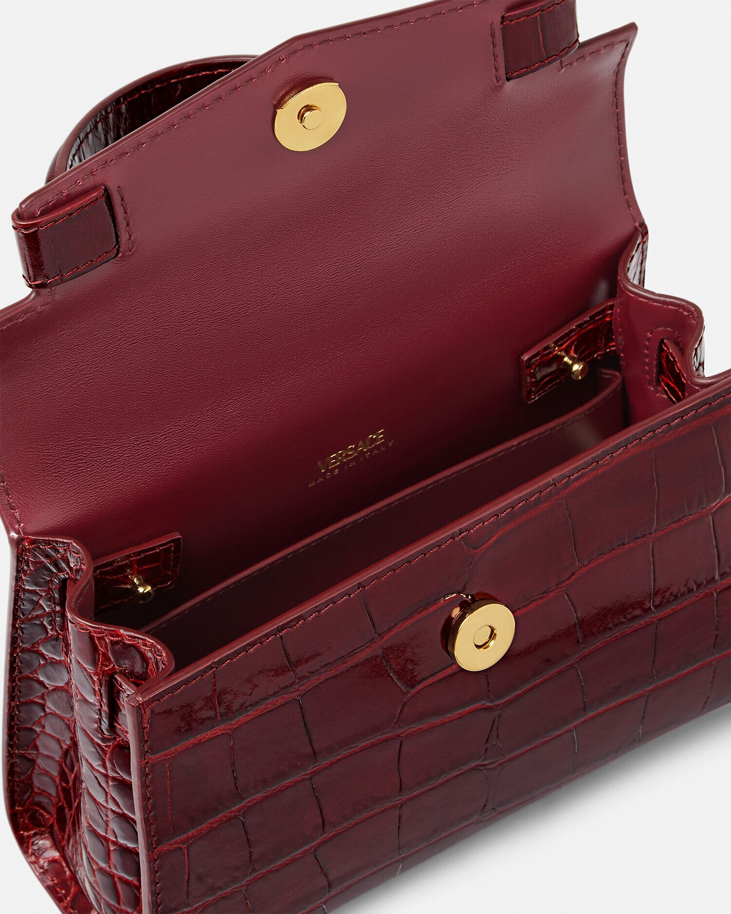 Mini croc bag top