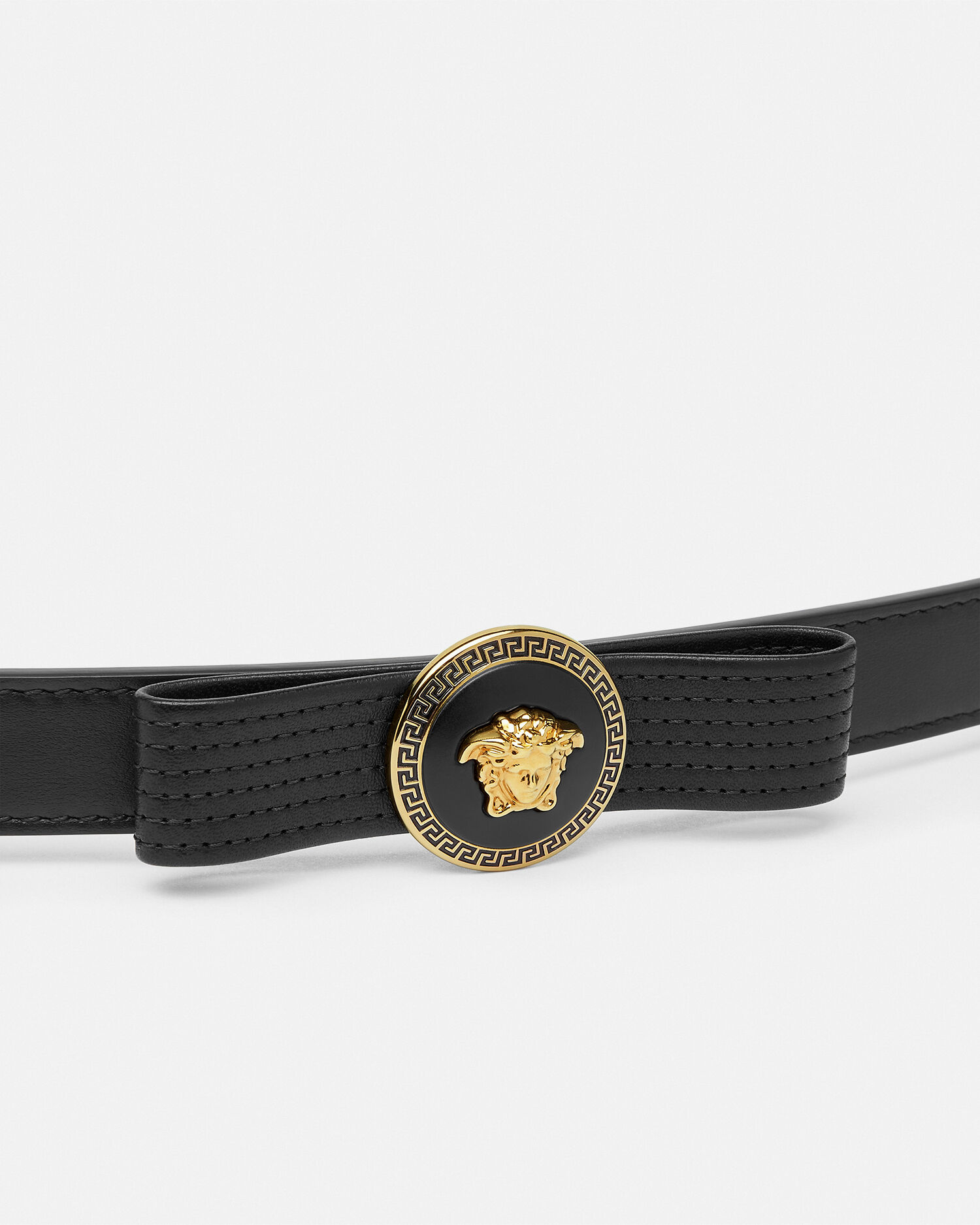 Versace black belt store