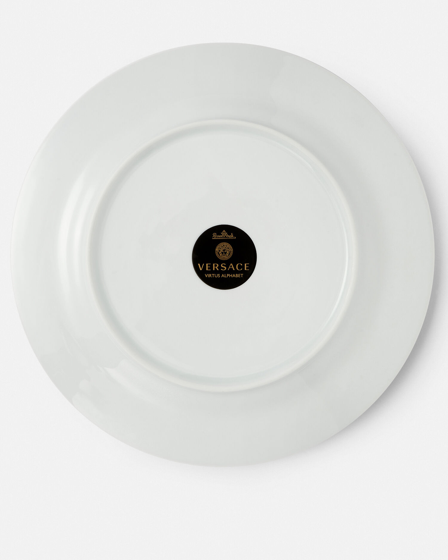 Virtus Alphabet U Charger Plate 13"